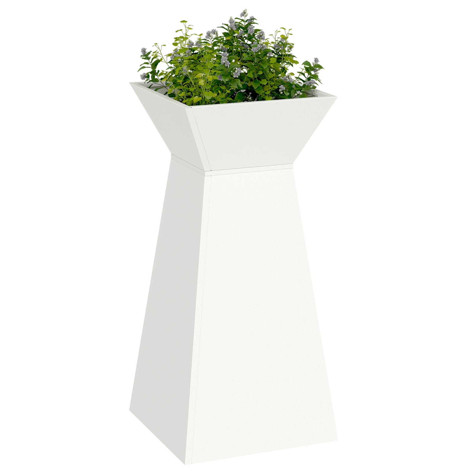 Suport pentru plante Alb Plastic Mediu Inserții decorative GartenMobel Dekor