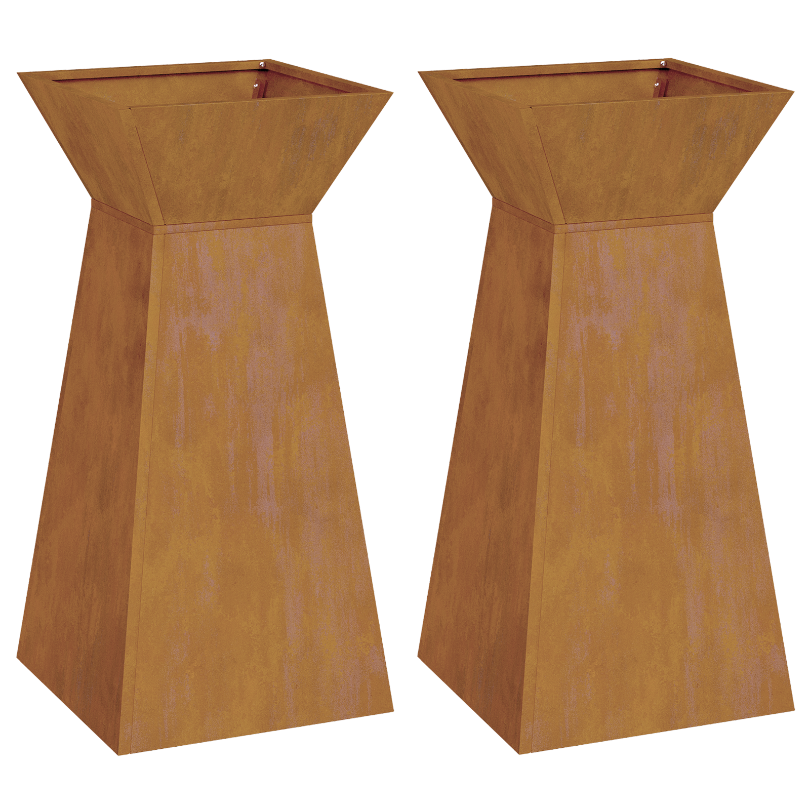 Suport pentru plante Oțel vechi 35 x 35 x 73 cm Durabil GartenMobel Dekor
