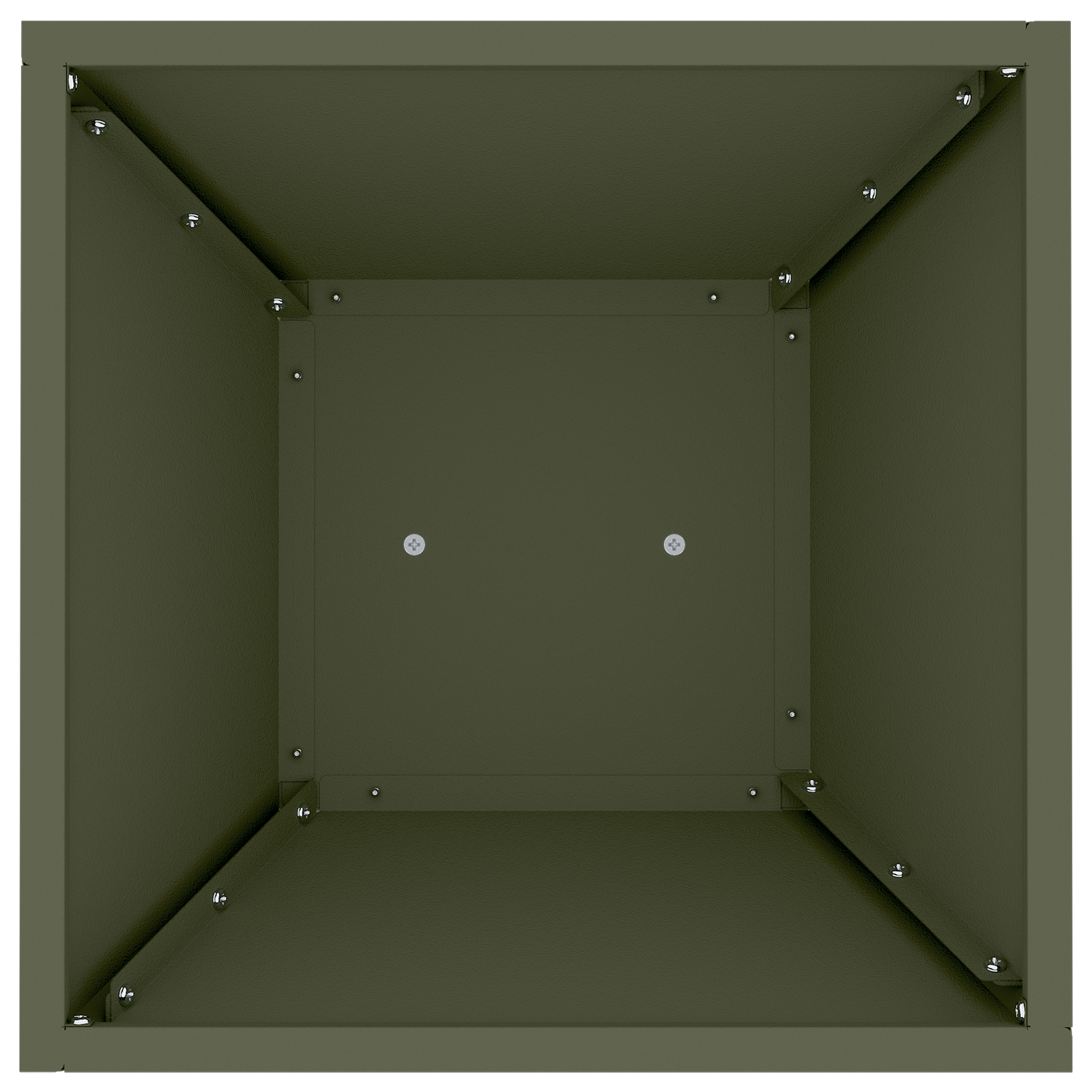 Suport pentru plante Verde măsliniu Metal 35 x 35 x 73 cm Ghivece GartenMobel Dekor