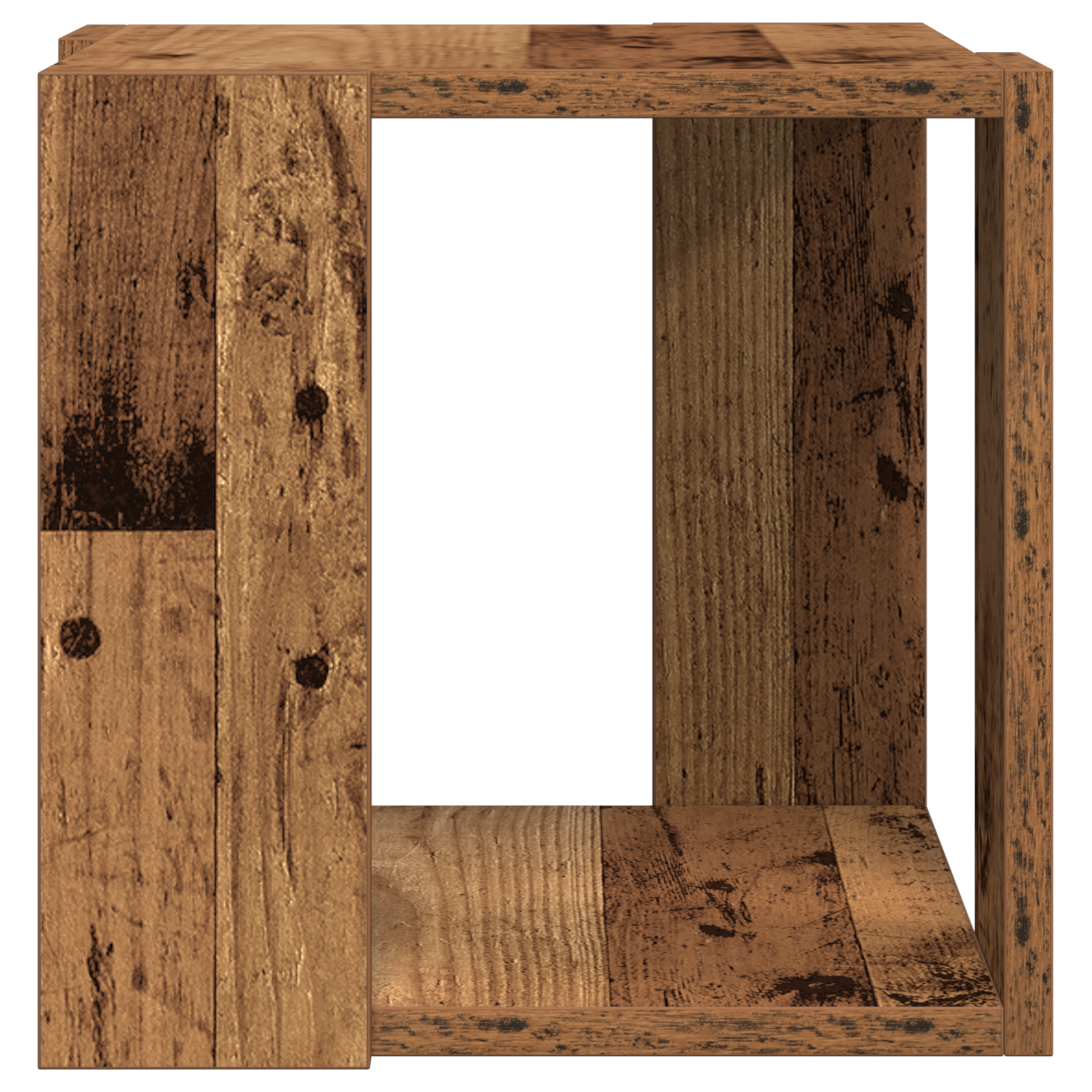 Masă de cafea Lemn vechi Lemn reciclat solid 32 x 32 x 30 cm GartenMobel Dekor