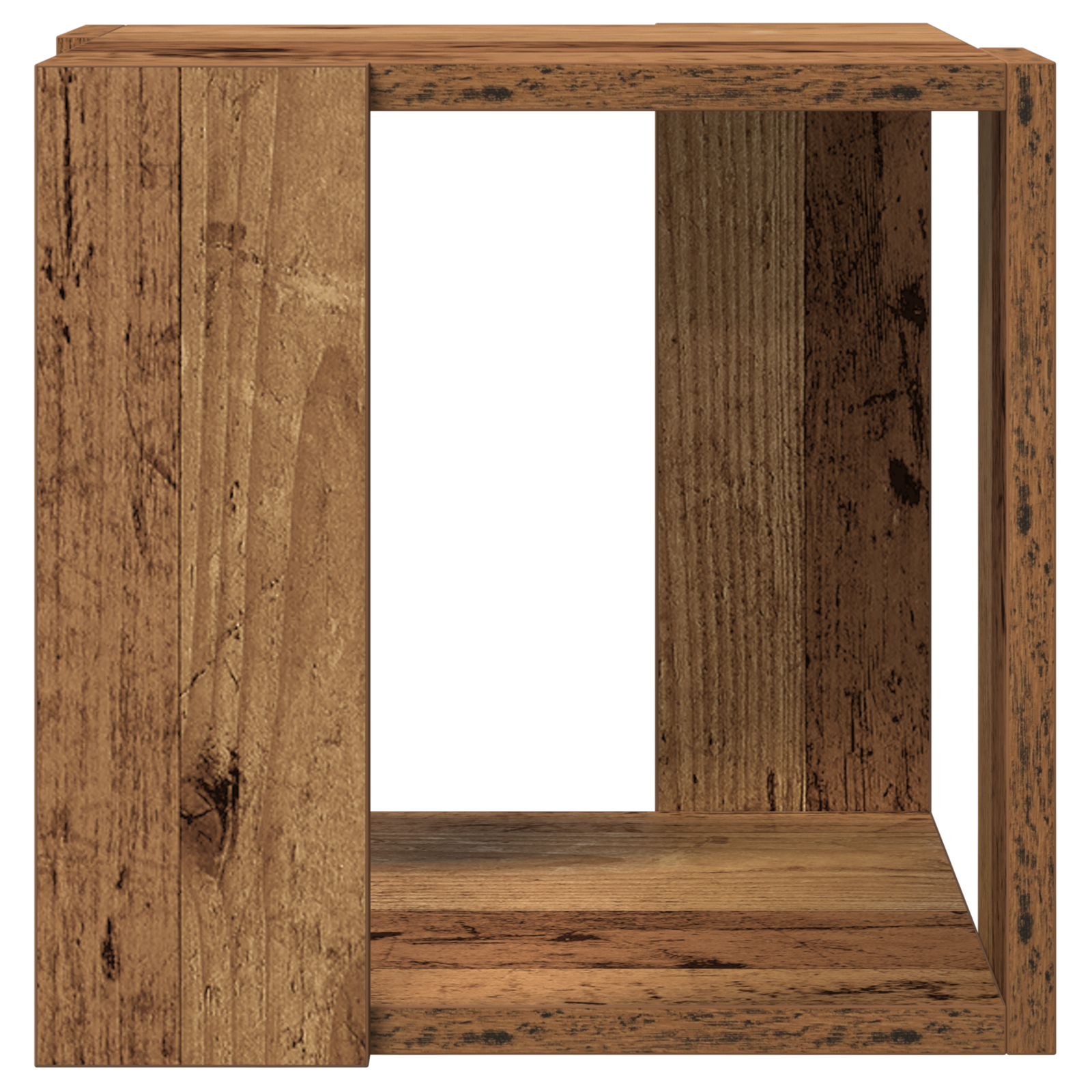 Masă de cafea Lemn vechi Lemn reciclat solid 32 x 32 x 30 cm GartenMobel Dekor