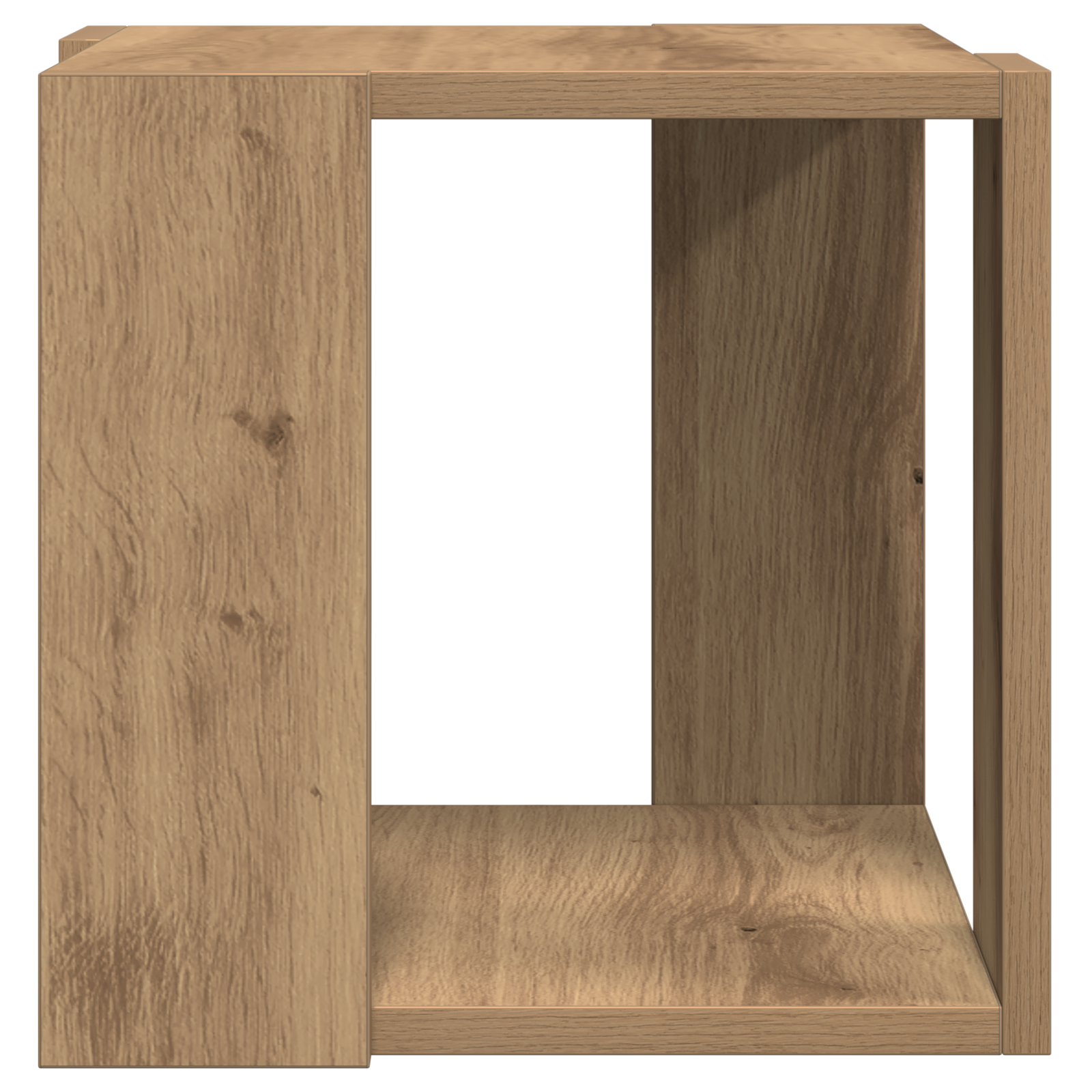 Masă de cafea Stejar artizanal Lemn de stejar solid 32 x 32 x 30 cm GartenMobel Dekor