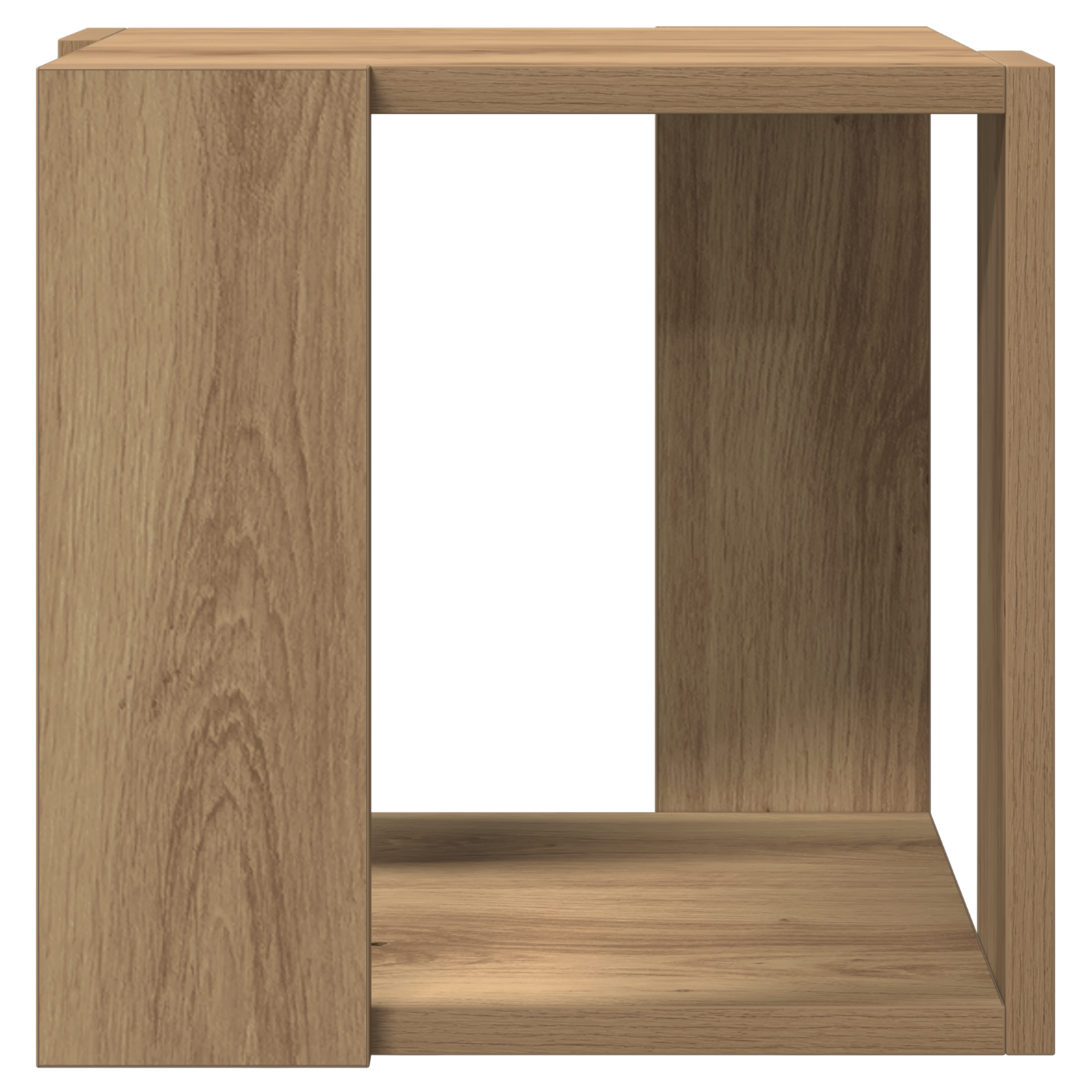 Masă de cafea Stejar artizanal Lemn de stejar solid 32 x 32 x 30 cm GartenMobel Dekor