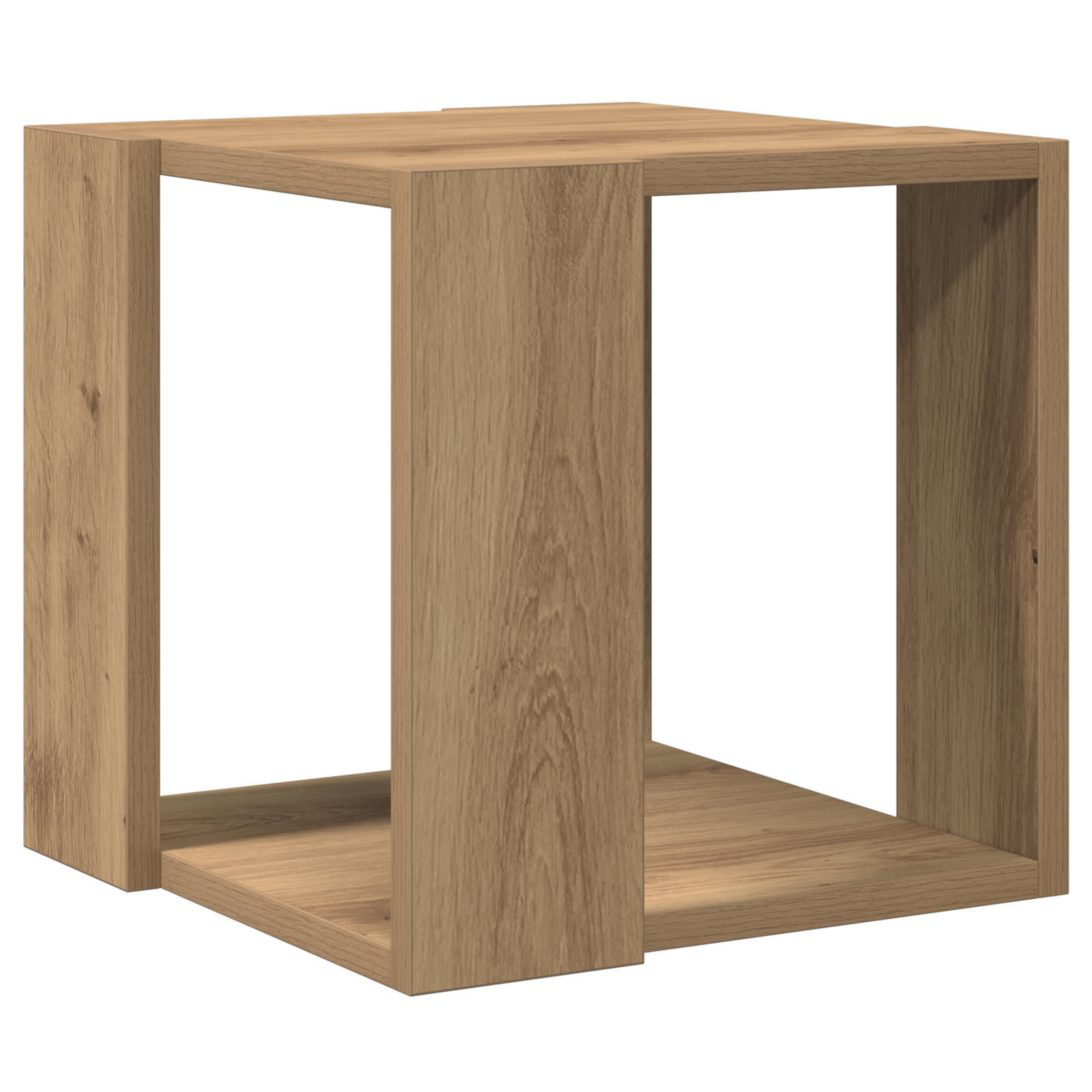 Masă de cafea Stejar artizanal Lemn de stejar solid 32 x 32 x 30 cm GartenMobel Dekor
