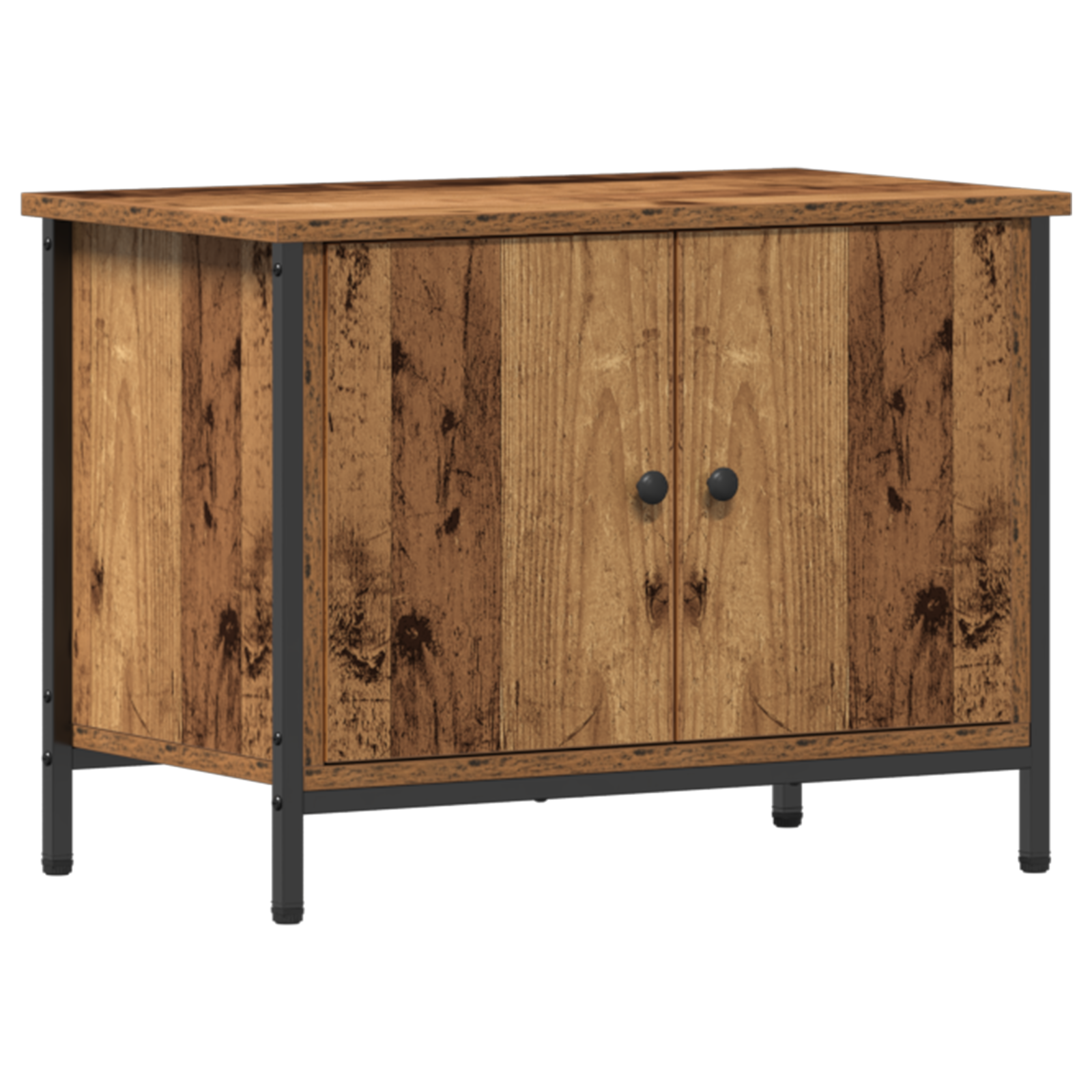 Stand TV din lemn vechi Lemn vechi Lemn 60 x 35 x 45 cm Durabil GartenMobel Dekor