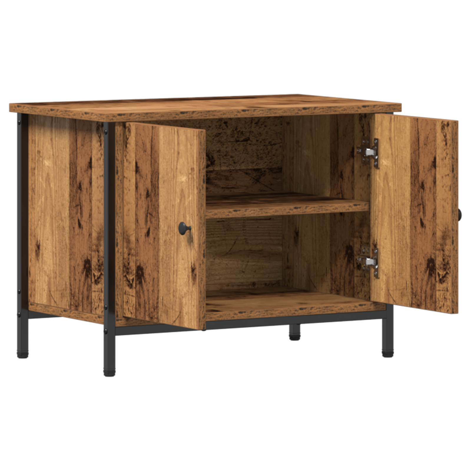 Stand TV din lemn vechi Lemn vechi Lemn 60 x 35 x 45 cm Durabil GartenMobel Dekor