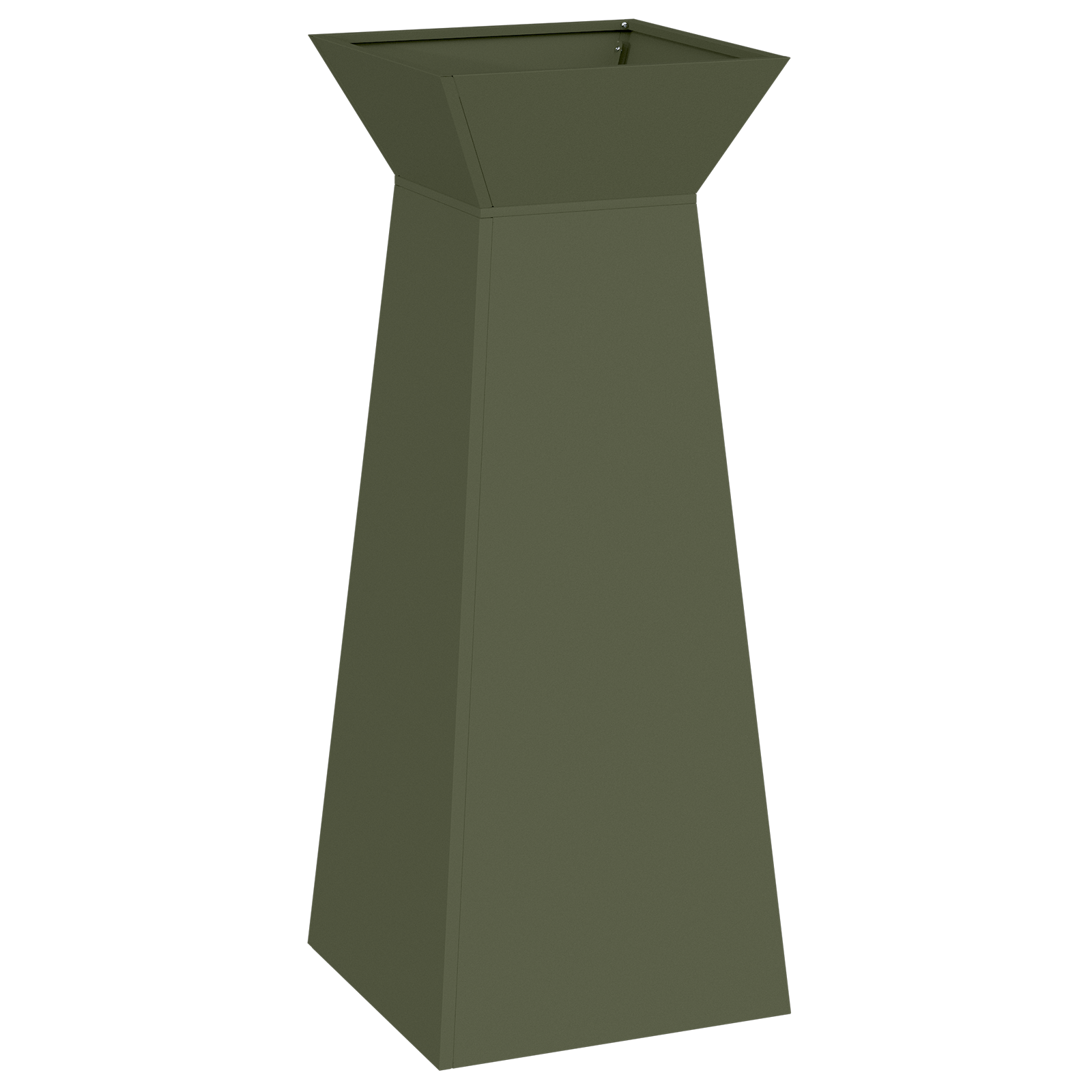 Suport pentru plante Verde oliv Metal 40 x 40 x 101 cm Ghivece GartenMobel Dekor