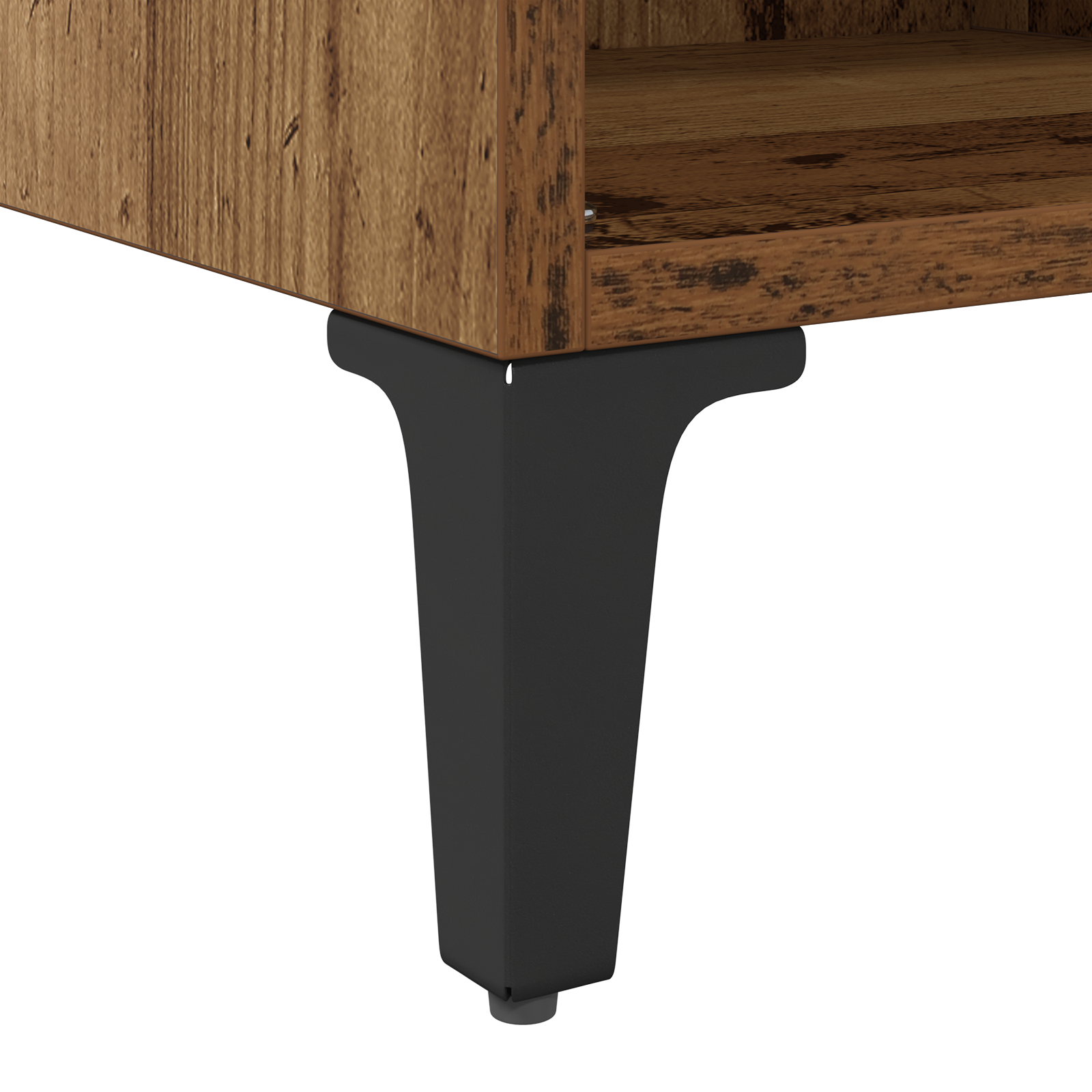 TV Stand Lemn Vechi Lemn Vechi Lemn prelucrat, Metal Mediu GartenMobel Dekor