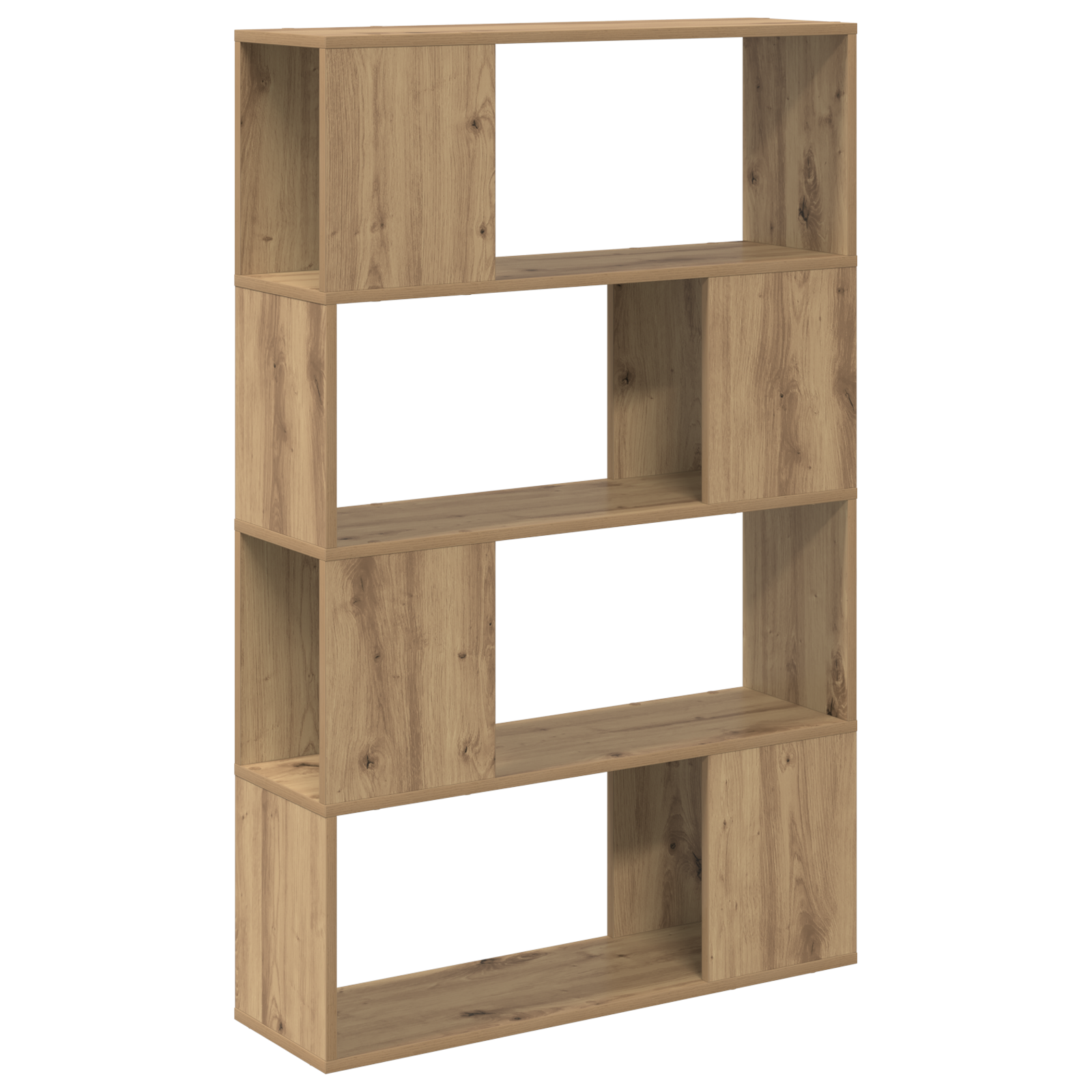 Bibliotecă Stejar artizanal Lemn prelucrat 80 x 24 x 124 cm GartenMobel Dekor