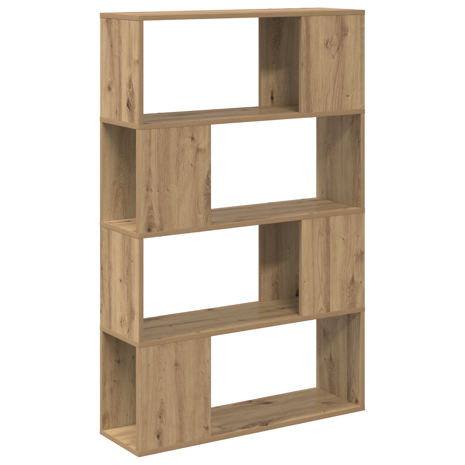 Bibliotecă Stejar artizanal Lemn prelucrat 80 x 24 x 124 cm GartenMobel Dekor