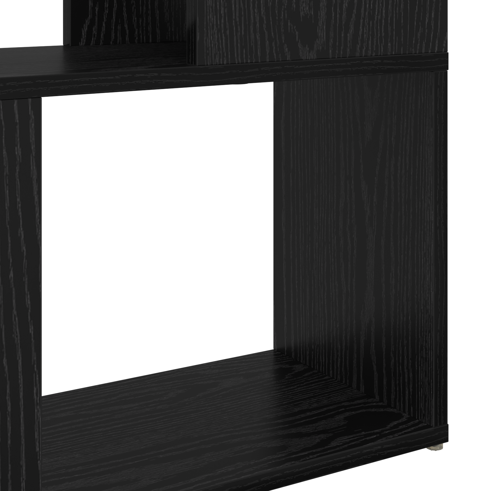 Centru de divertisment Stejar negru Lemn prelucrat 60 x 24 x 94 cm GartenMobel Dekor