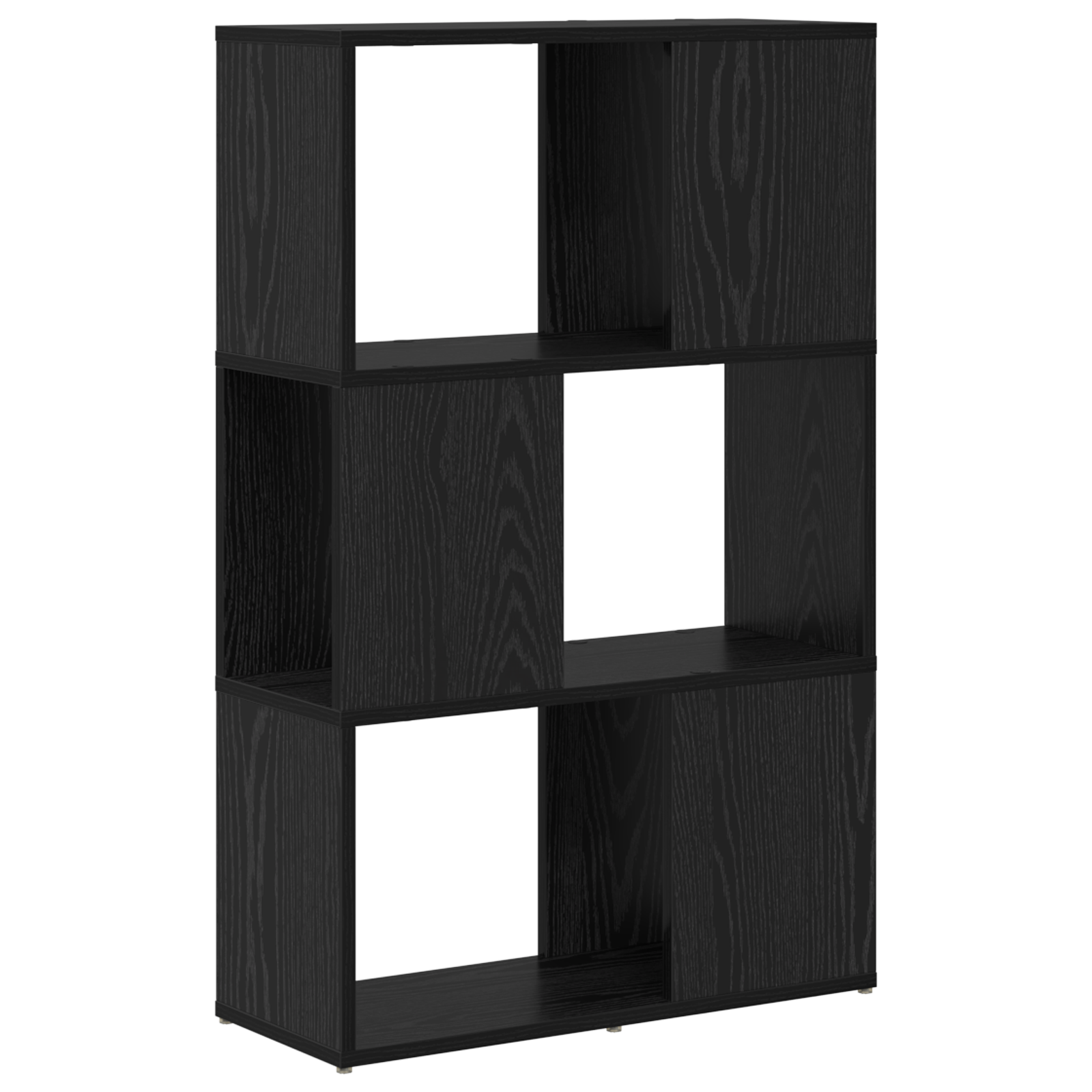 Centru de divertisment Stejar negru Lemn prelucrat 60 x 24 x 94 cm GartenMobel Dekor