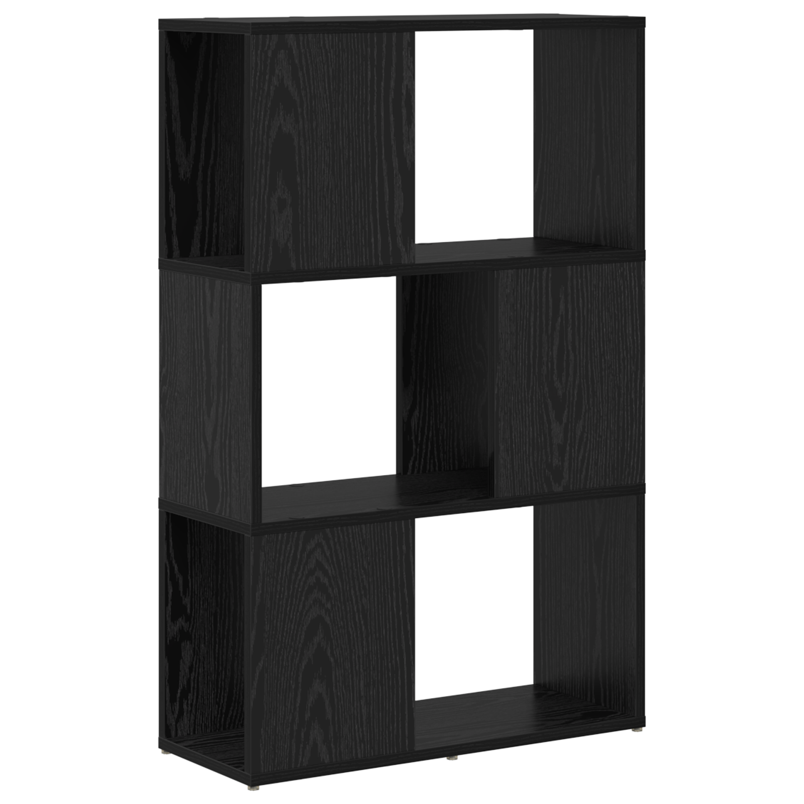 Centru de divertisment Stejar negru Lemn prelucrat 60 x 24 x 94 cm GartenMobel Dekor