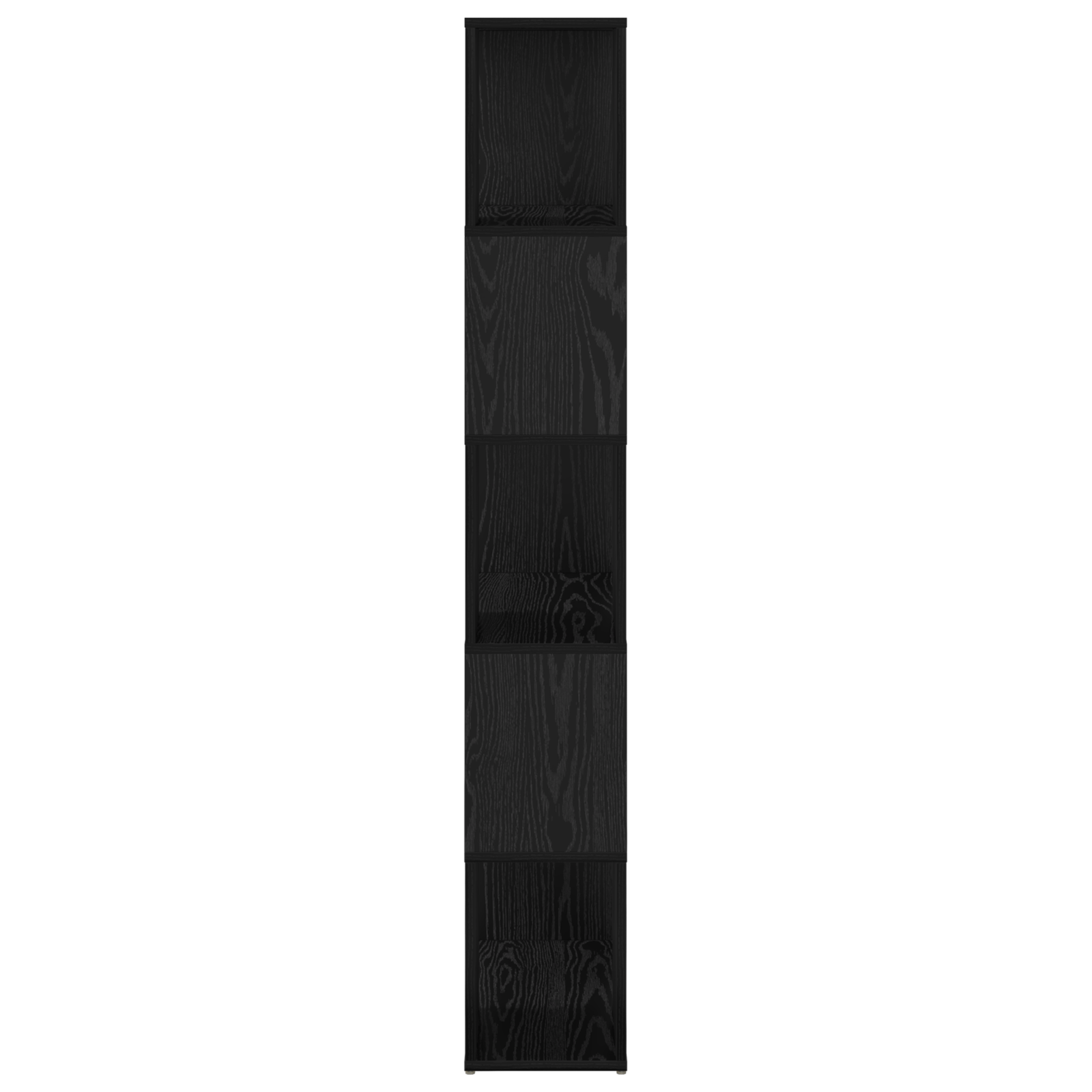 Raft Stejar negru Lemn prelucrat 60 x 24 x 155 cm GartenMobel Dekor