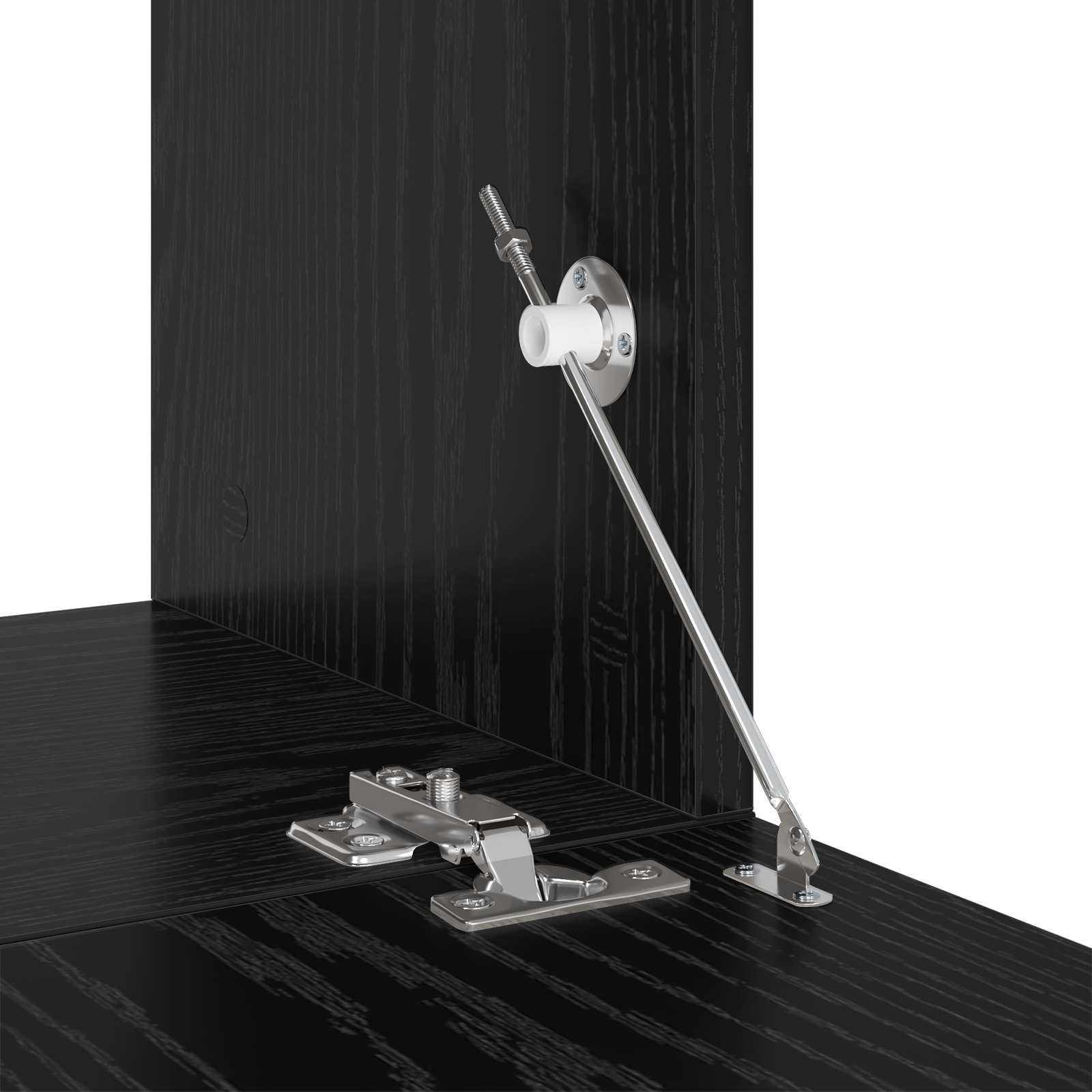 Set Mobilier TV Stejar Negru Lemn prelucrat Medie Mobilier TV GartenMobel Dekor