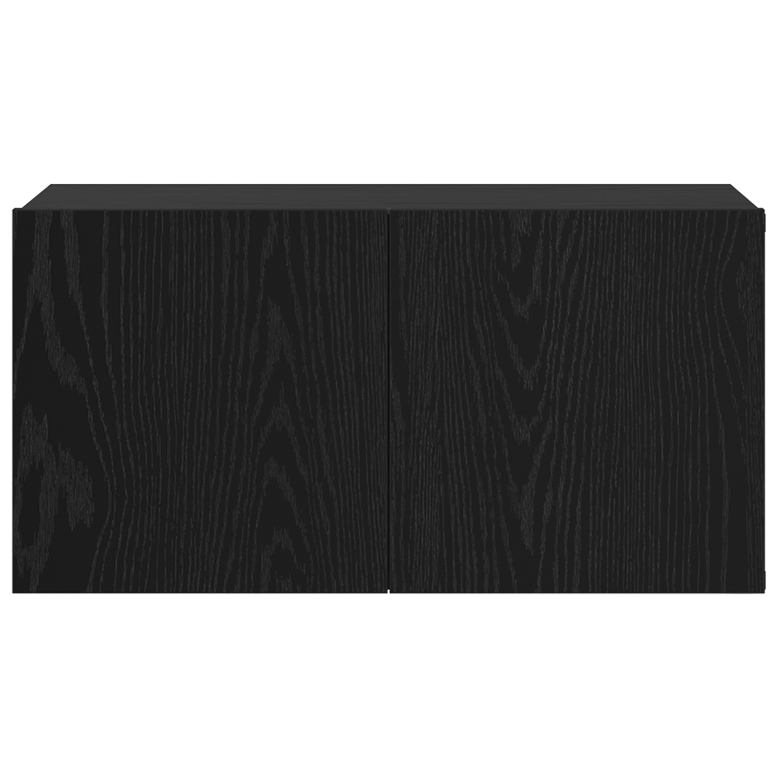 Set Mobilier TV Stejar Negru Lemn prelucrat Medie Mobilier TV GartenMobel Dekor