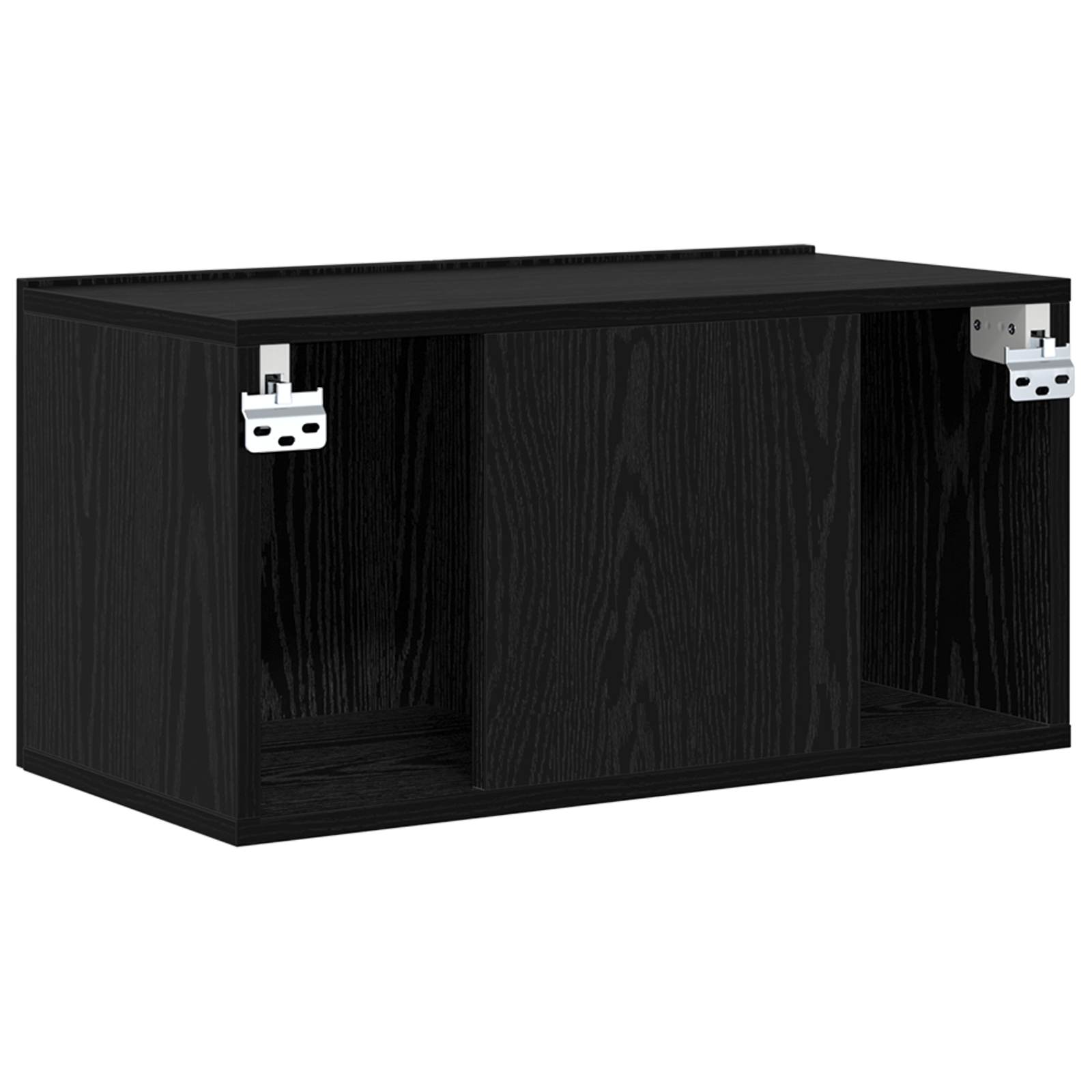 Set Mobilier TV Stejar Negru Lemn prelucrat Medie Mobilier TV GartenMobel Dekor