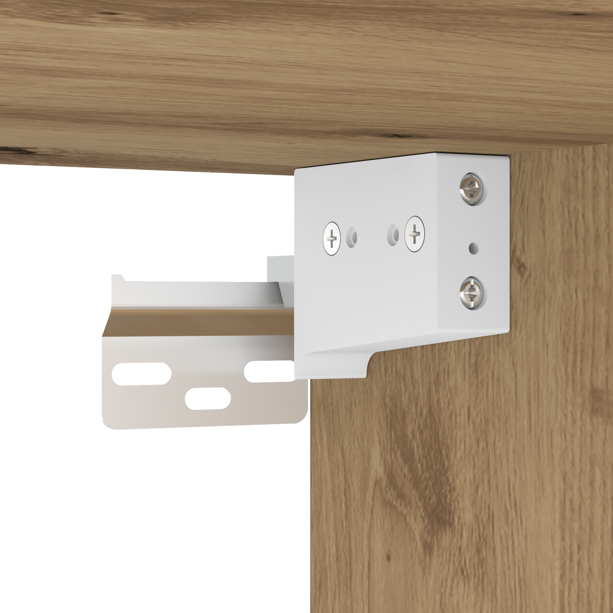 Set de cabine TV Stejar artizanal MDF Mediu Cabinet TV GartenMobel Dekor