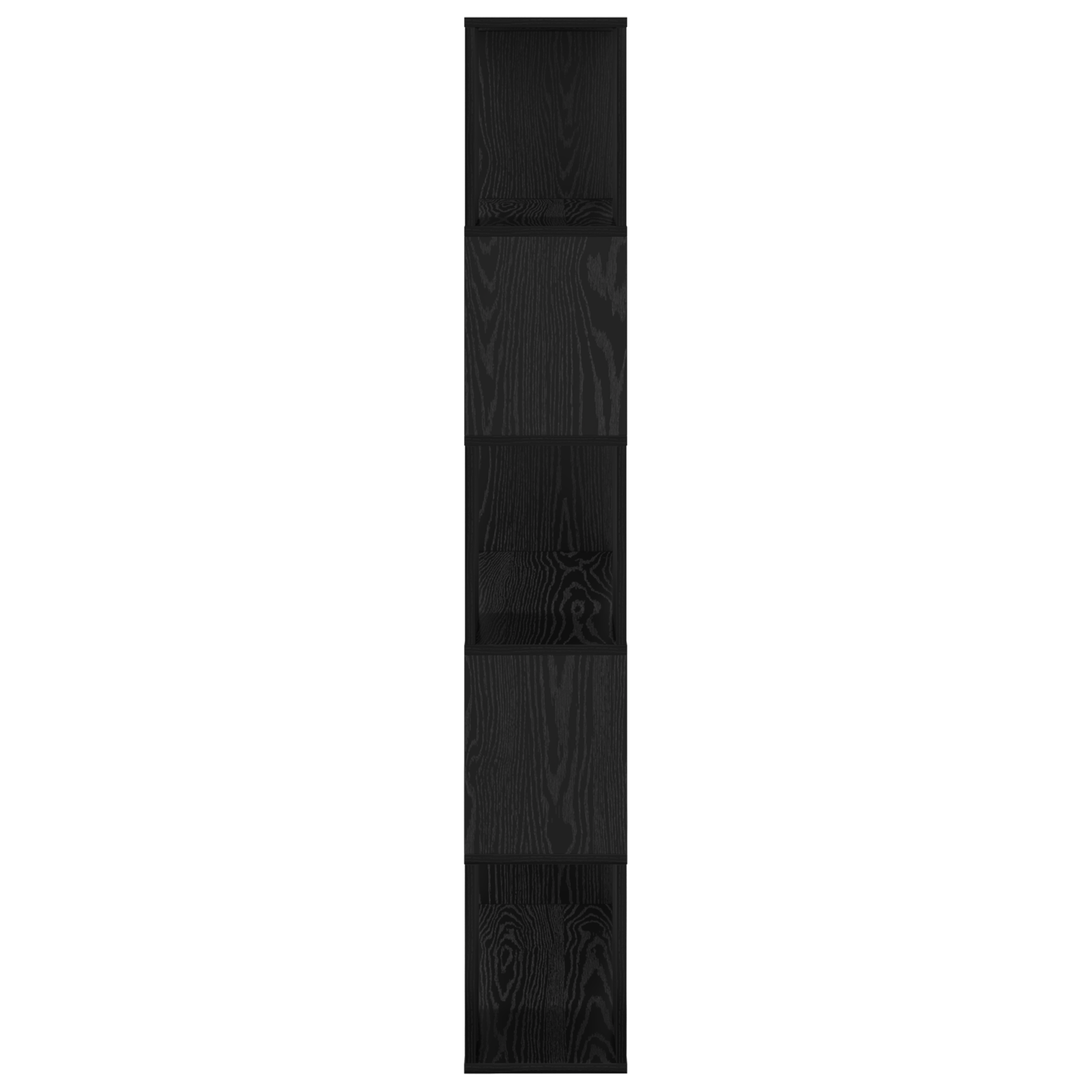 Unitate Raft Stejar Negru Lemn Prelucrat Mediu Unitate Raft GartenMobel Dekor