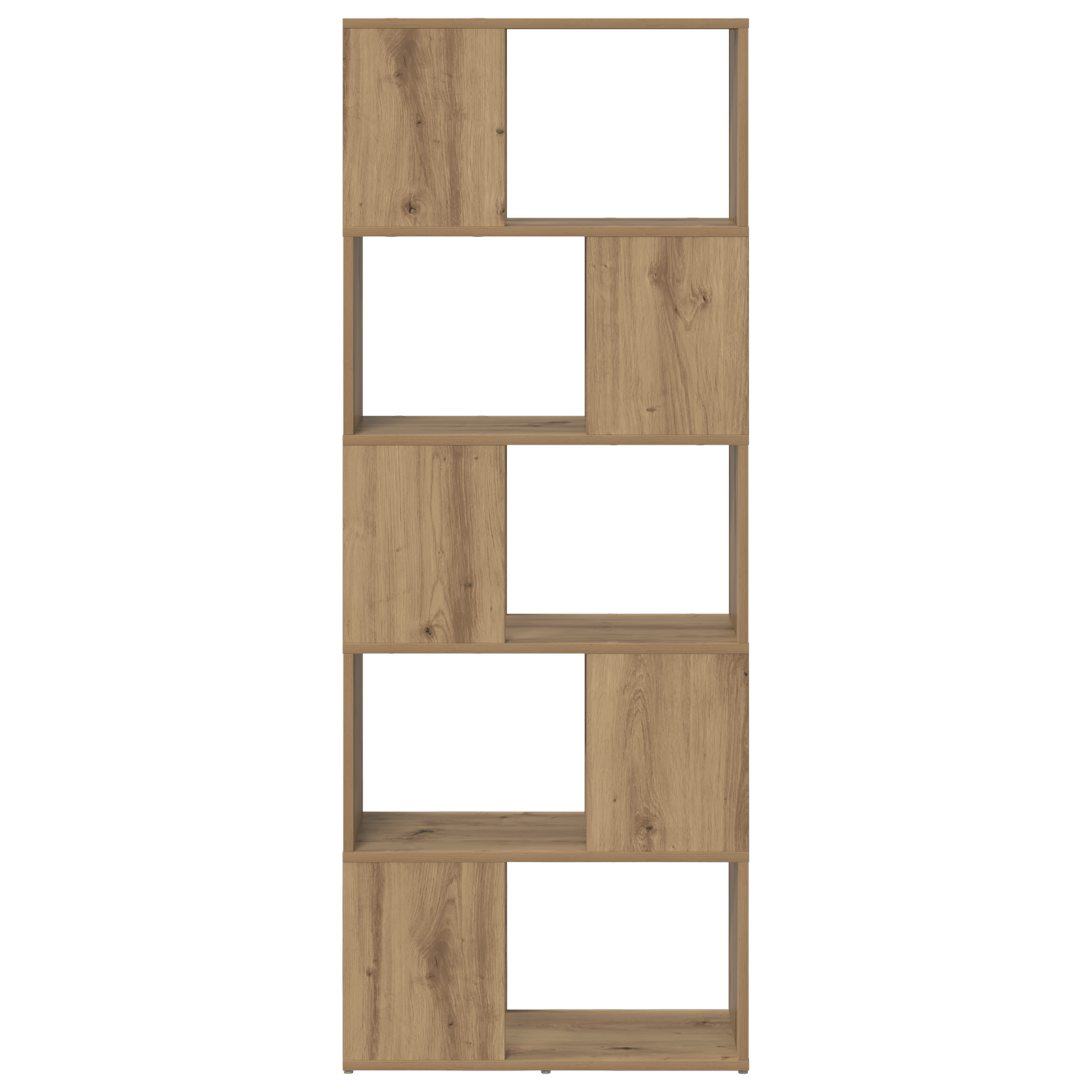 bibliotecă stejar artisanal plăci aglomerate 60 x 24 x 155 cm GartenMobel Dekor