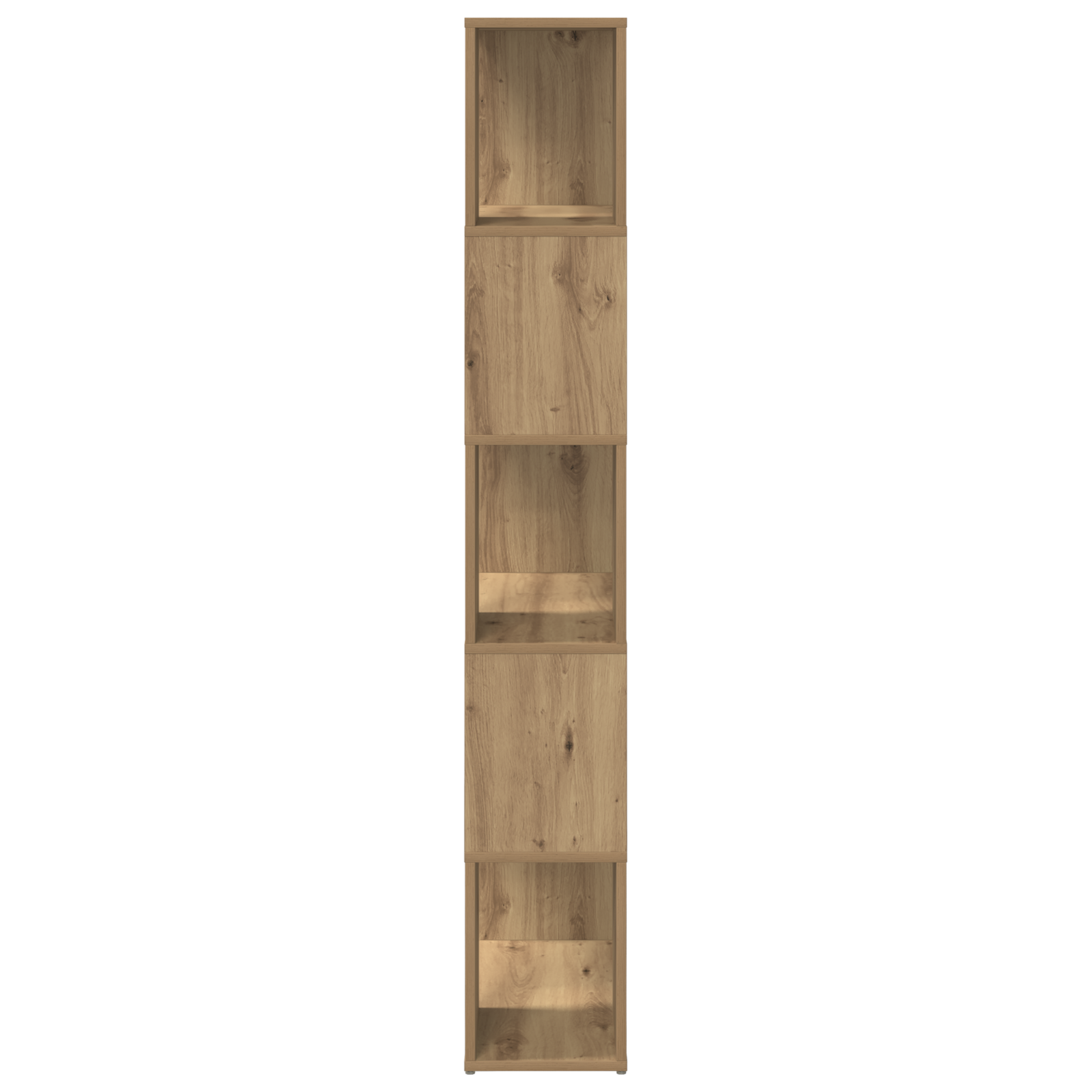 bibliotecă stejar artisanal plăci aglomerate 60 x 24 x 155 cm GartenMobel Dekor