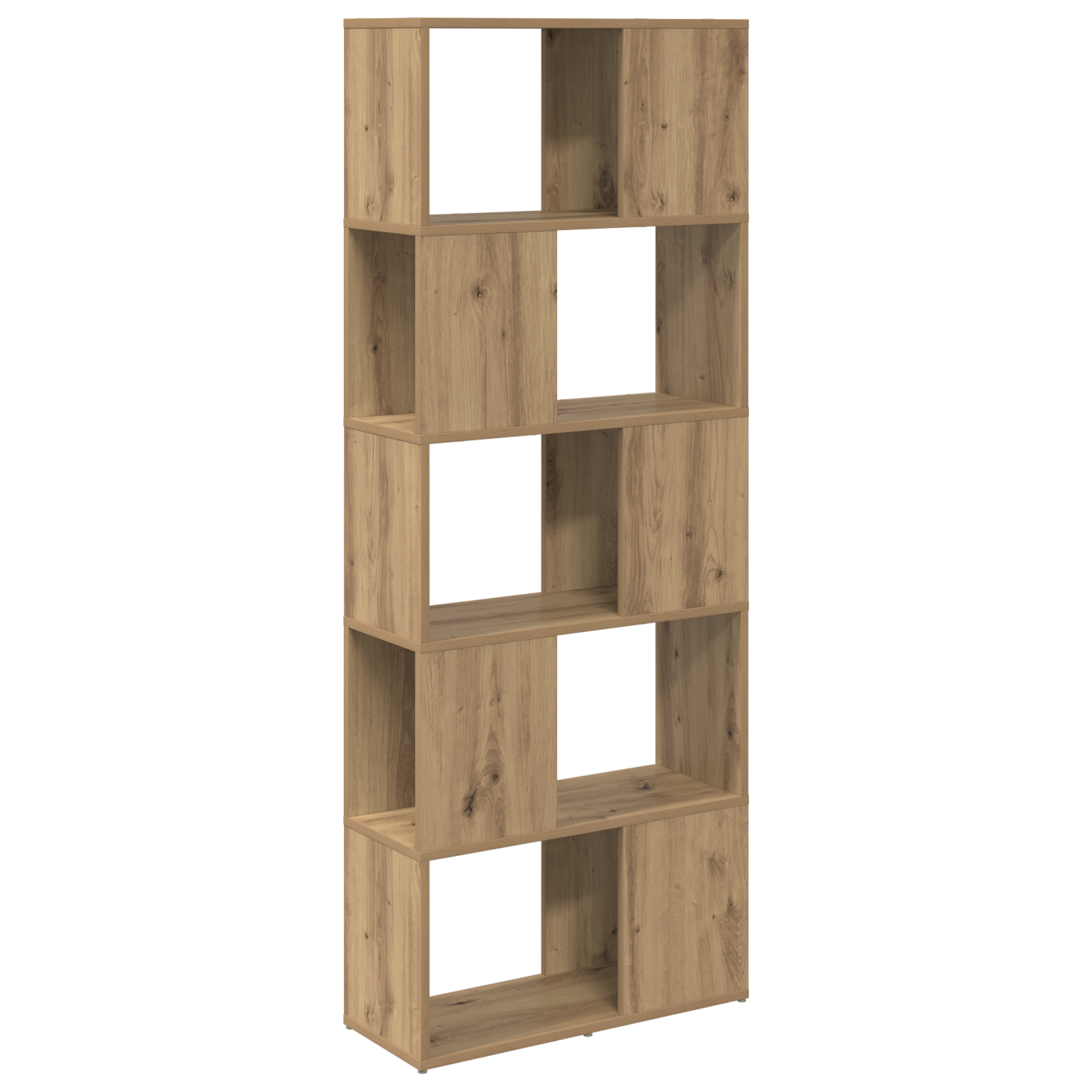 bibliotecă stejar artisanal plăci aglomerate 60 x 24 x 155 cm GartenMobel Dekor