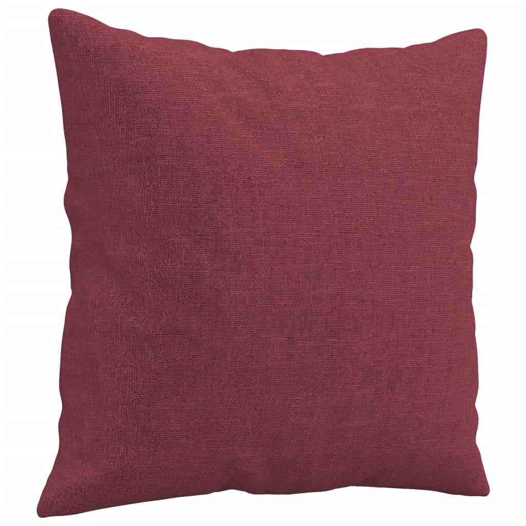 Canapea cu 3 locuri cu pernuțe, roșu vin, 180 cm, textil GartenMobel Dekor
