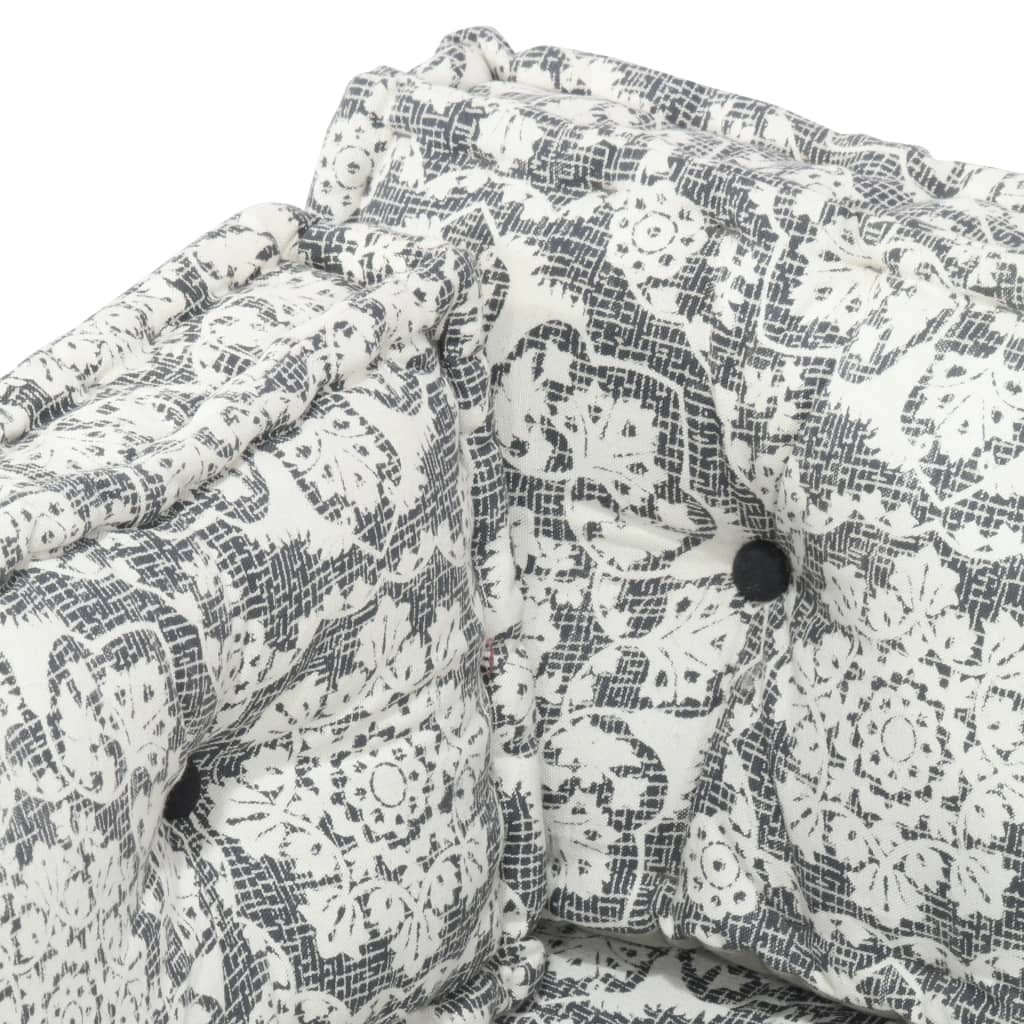 Pernă pentru canapea din paleți, gri deschis, textil, petice GartenMobel Dekor