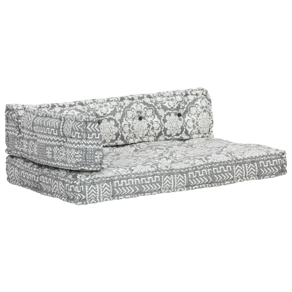 Pernă pentru canapea din paleți, gri deschis, textil, petice GartenMobel Dekor