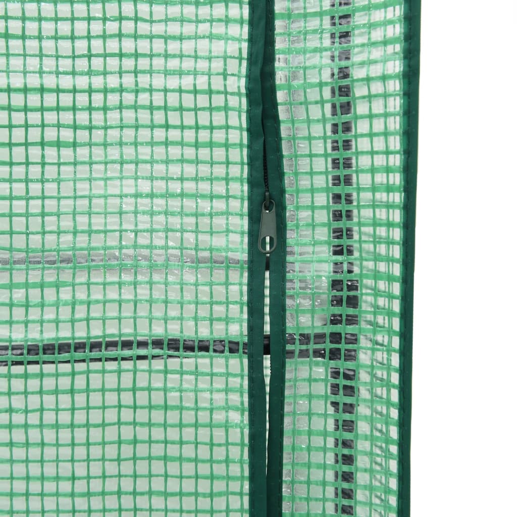 Strat înălțat cu husă de seră, aspect ratan, 40x40x140 cm GartenMobel Dekor