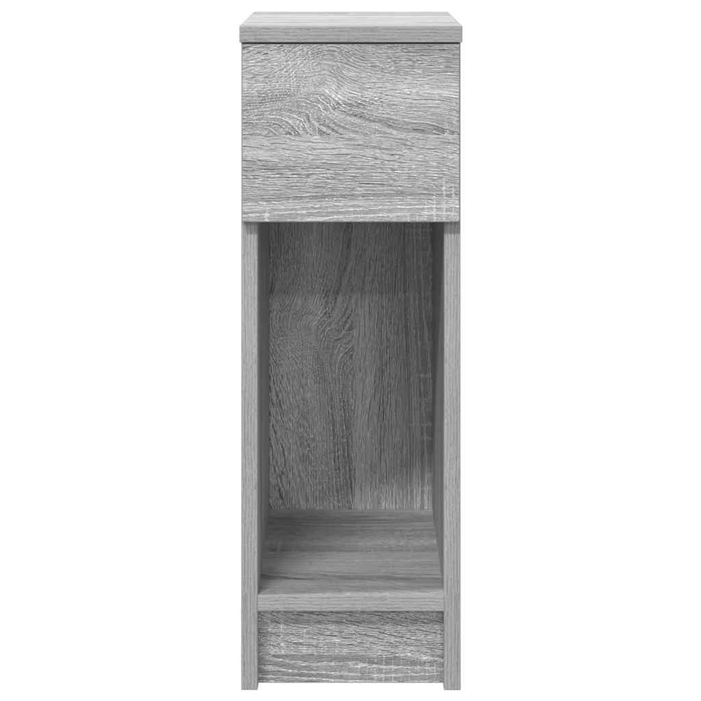 Noptiera cu sertar Gri Sonoma 20x36x60 cm GartenMobel Dekor