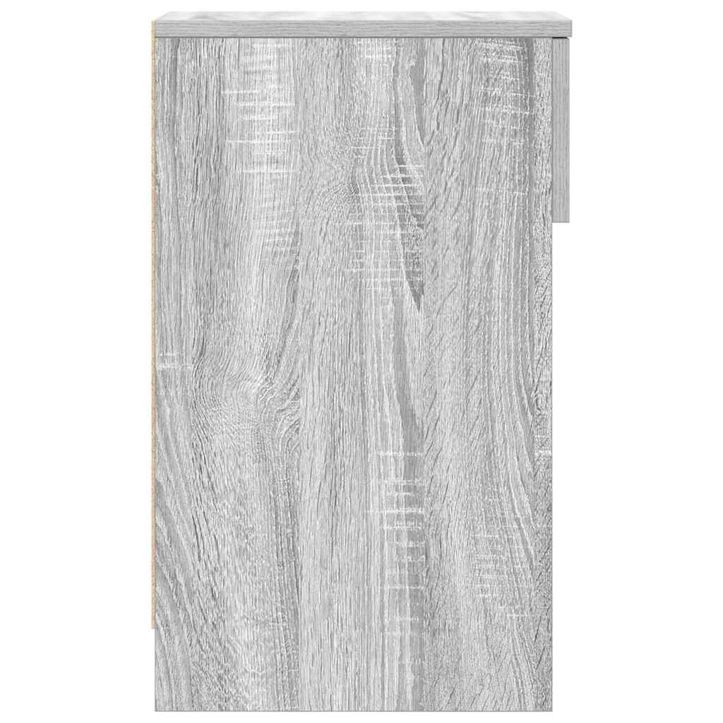 Noptiera cu sertar Gri Sonoma 20x36x60 cm GartenMobel Dekor