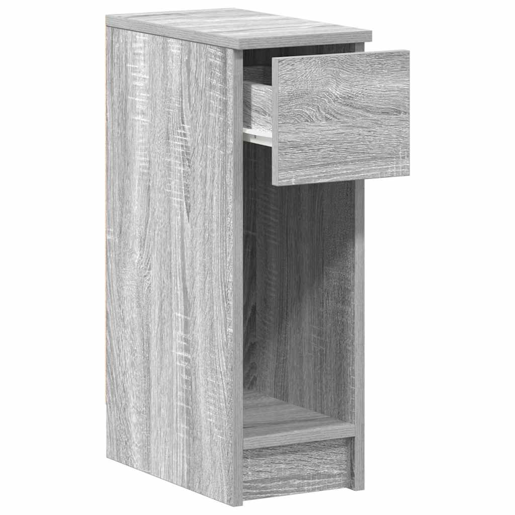 Noptiera cu sertar Gri Sonoma 20x36x60 cm GartenMobel Dekor