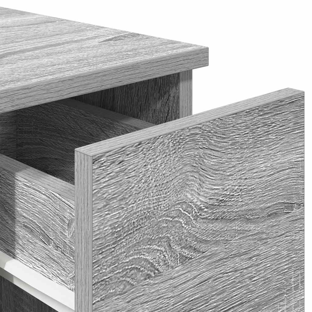 Noptiera cu sertar Gri Sonoma 20x36x60 cm GartenMobel Dekor