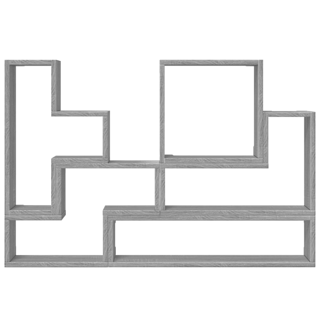 Raft de perete, gri sonoma, 96x12x64 cm, lemn prelucrat GartenMobel Dekor