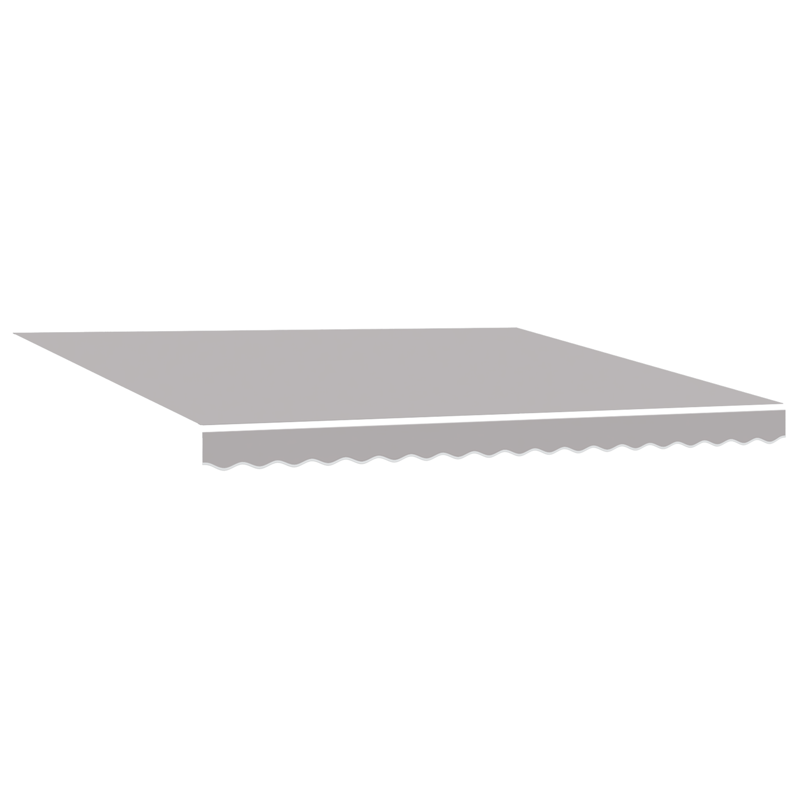 Marchiză manuală retractabilă cu LED gri deschis 400x300 cm GartenMobel Dekor