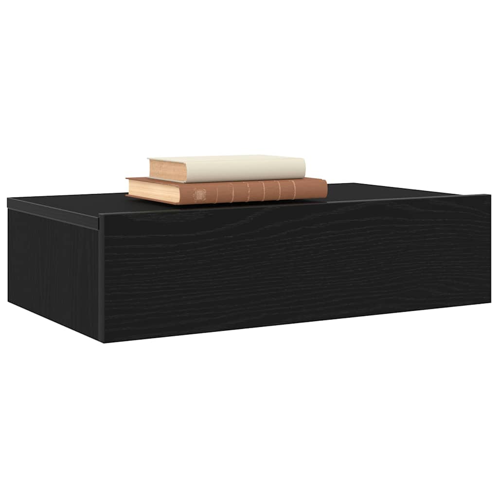 Mobilier TV cu lumini LED, 2 buc., stejar negru, 60x35x15,5 cm GartenMobel Dekor