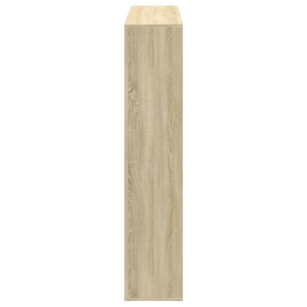 Bibliotecă, stejar Sonoma, 137,5x29x137,5 cm, lemn prelucrat GartenMobel Dekor