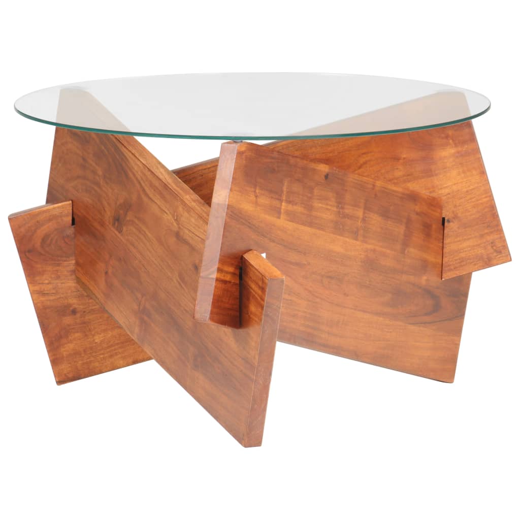 Măsuță de cafea, 60 cm, lemn masiv de acacia GartenMobel Dekor