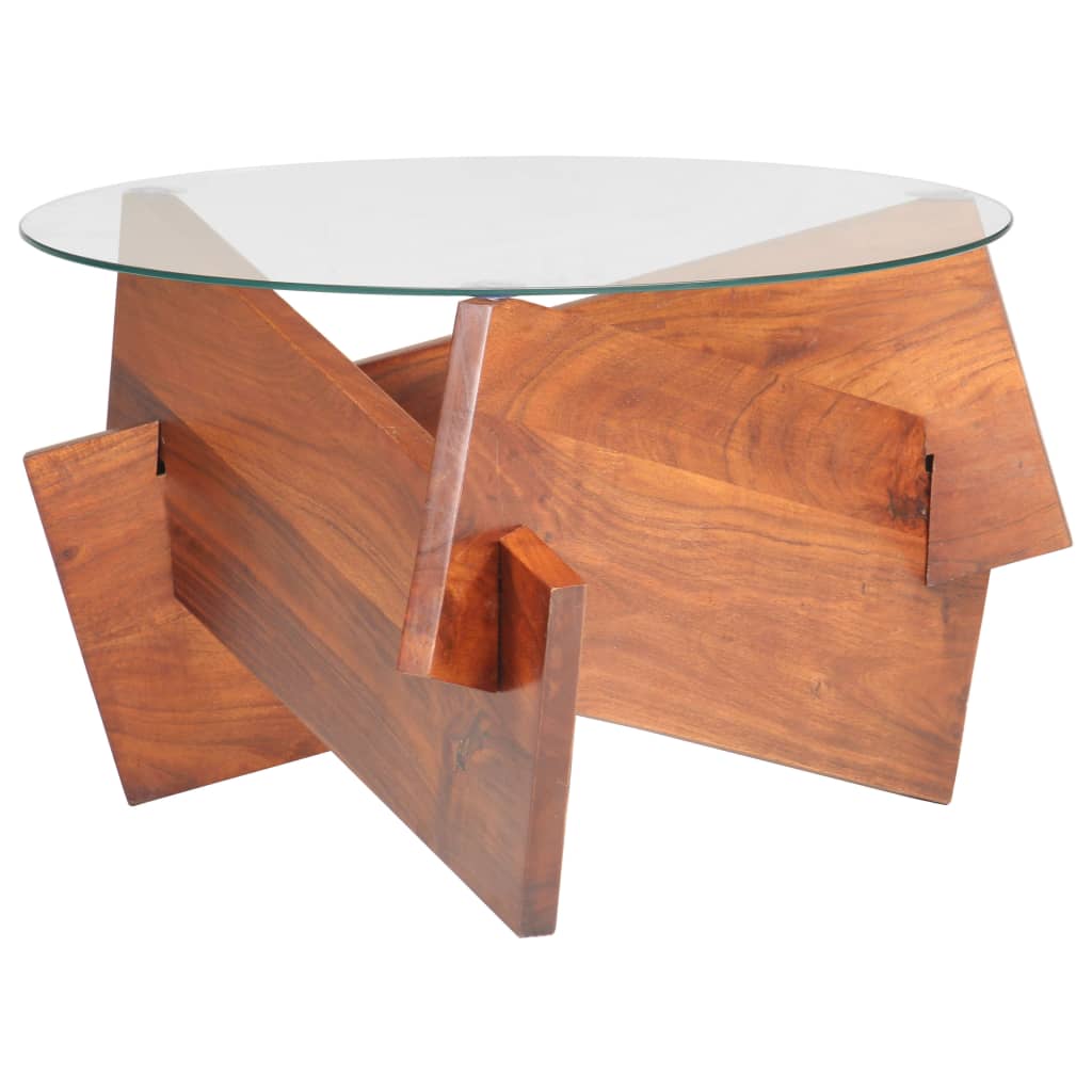 Măsuță de cafea, 60 cm, lemn masiv de acacia GartenMobel Dekor