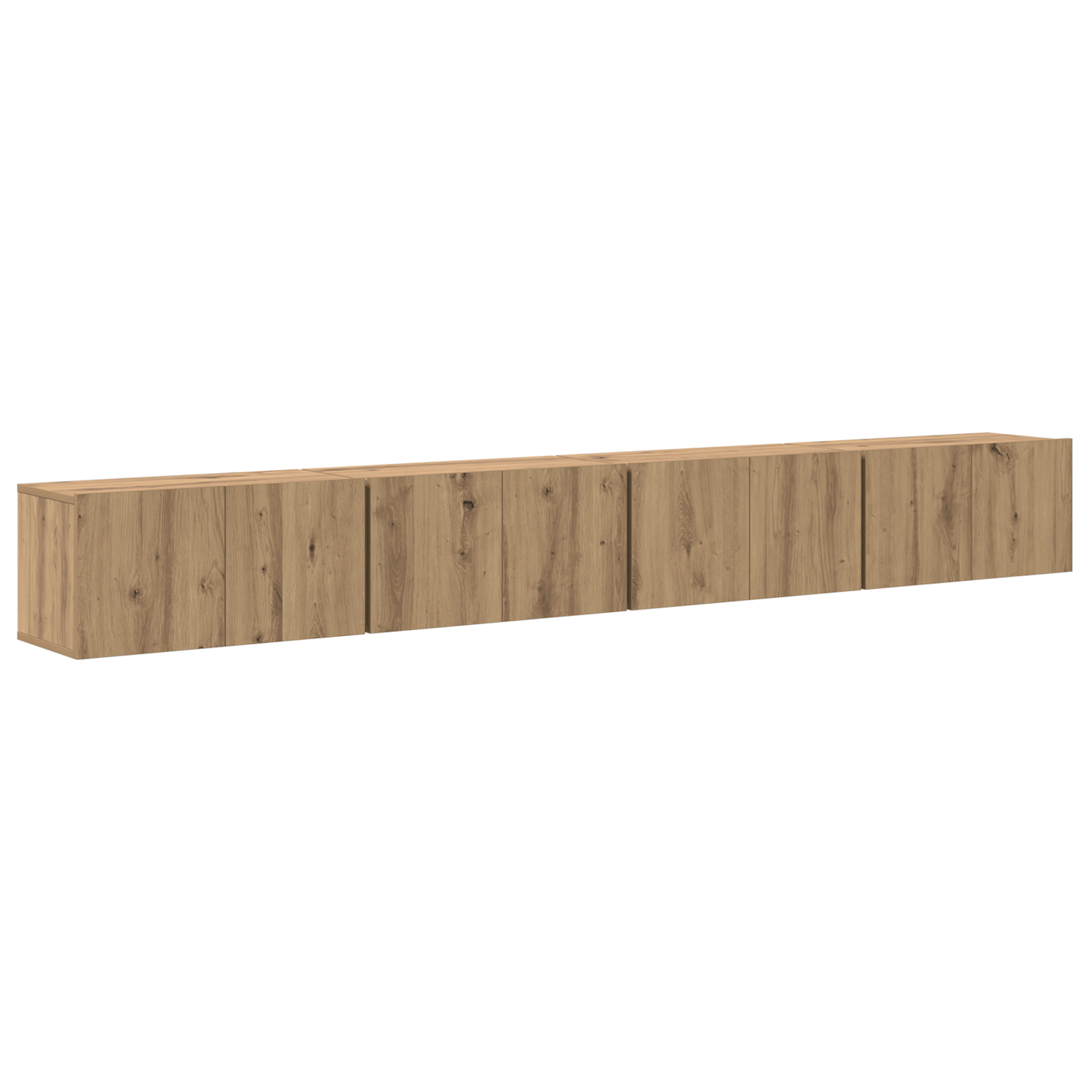 Set comodă TV 4 pcs Stejar artisanal Mediu 60 x 30 x 30.5 cm GartenMobel Dekor
