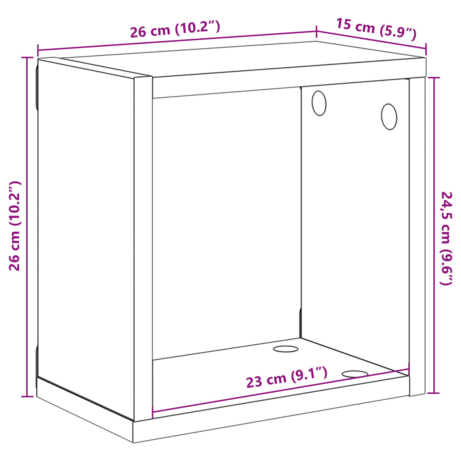 Set de 4 Rafturi Montate pe Perete Stejar Artizanal MDF cu Furnir GartenMobel Dekor