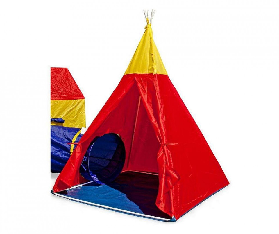 Set corturi de joaca 5 in 1 cu tunele si casuta, pliabil, pentru interior si exterior, multicolor Household NewTrend