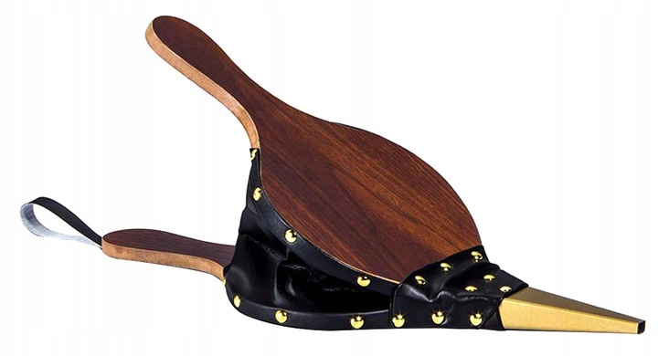 Burduf, suflanta de aer manuala, din lemn, pentru semineu sau gratar, 39x17cm Household NewTrend