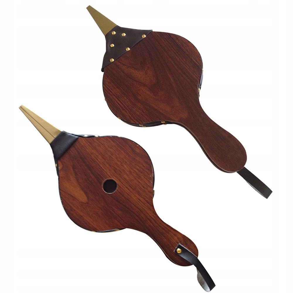 Burduf, suflanta de aer manuala, din lemn, pentru semineu sau gratar, 39x17cm Household NewTrend