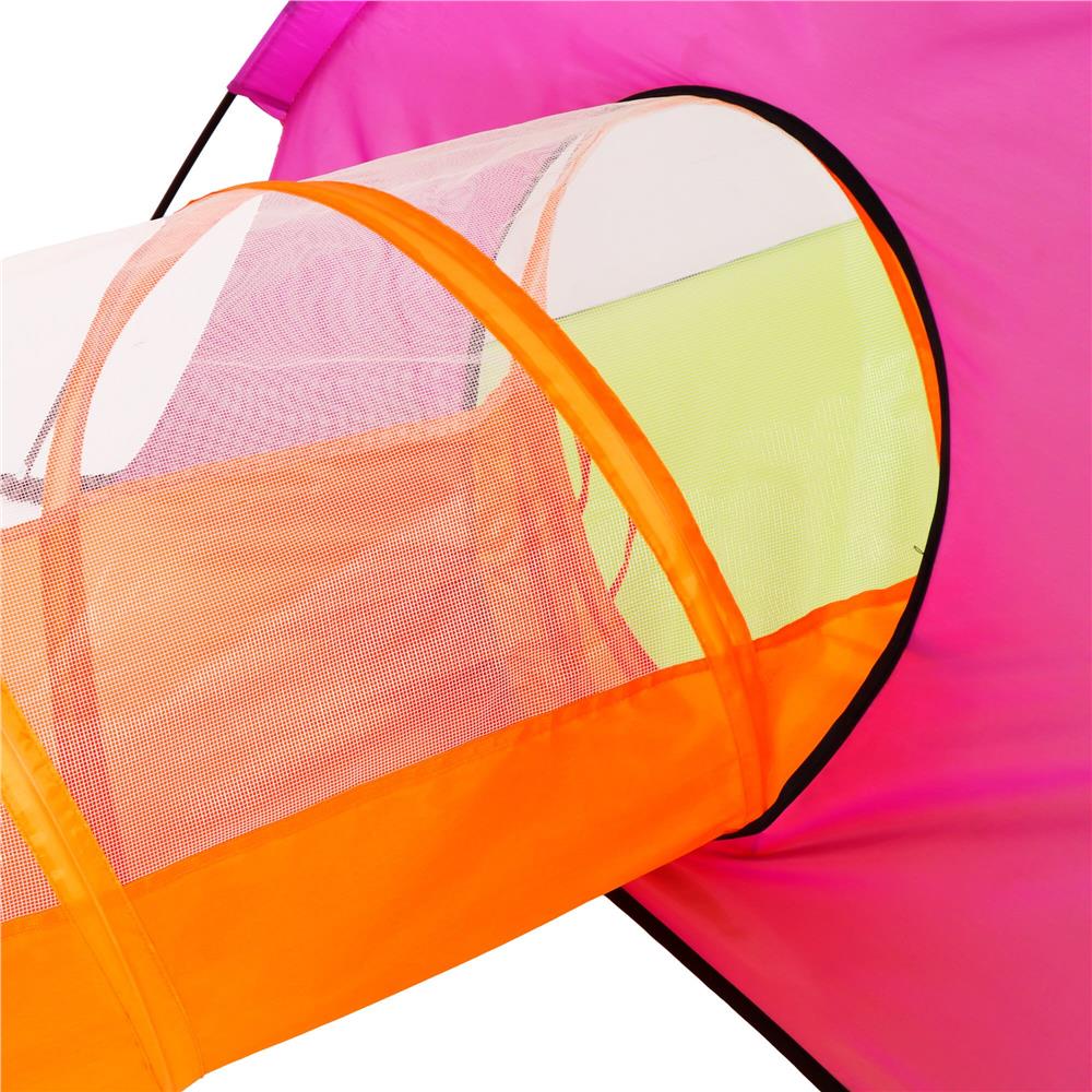 Loc de joaca 3 in 1 pentru copii, multifunctional, casuta, tunel si cort, 385x120x115cm, multicolor Household NewTrend