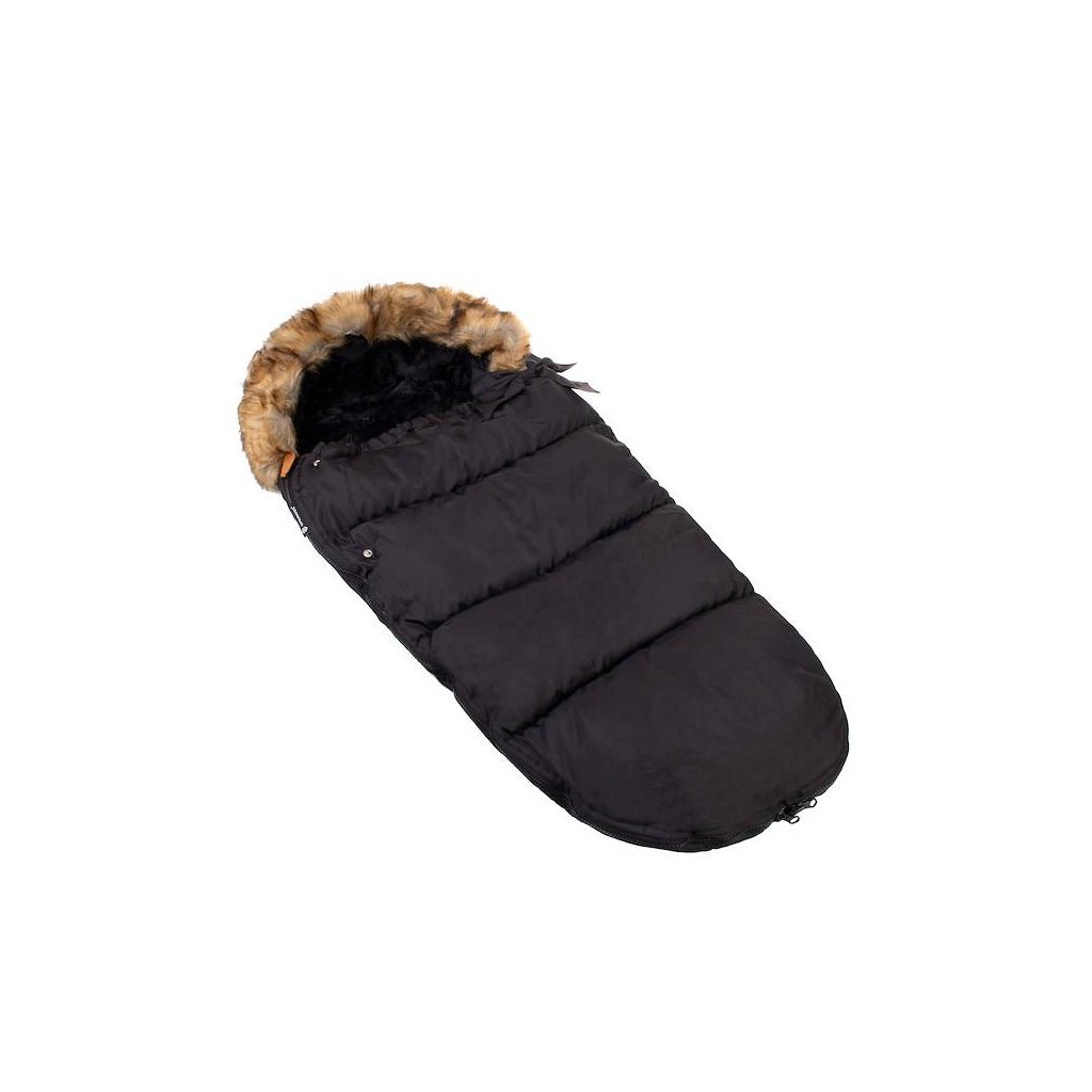 Sac iarna de bebelusi pentru carucior, marime universala, 90x45cm, negru Household NewTrend