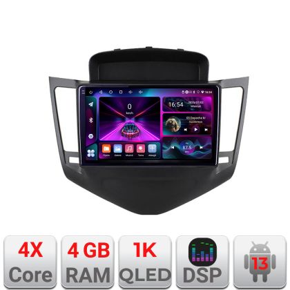 Navigatie Chevrolet Cruze A-045  4+64 InCell Display 1K Android Waze USB Navigatie Internet Youtube Radio CarStore Technology