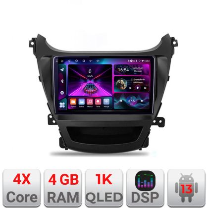 Navigatie Hyundai Elantra 2013-2015 A-359  4+64 InCell Display 1K Android Waze USB Navigatie Internet Youtube Radio CarStore Technology