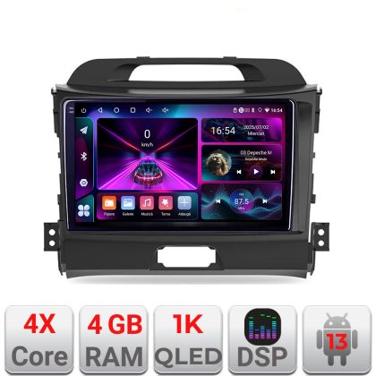 Navigatie Kia Sportage 2010- A-325  4+64 InCell Display 1K Android Waze USB Navigatie Internet Youtube Radio CarStore Technology